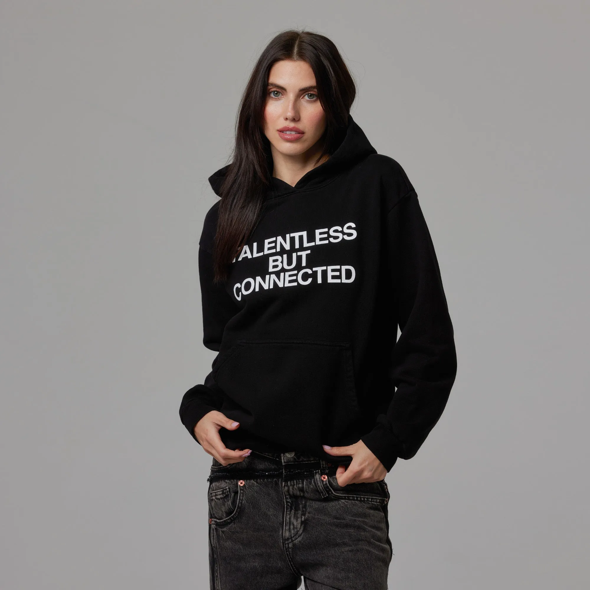 WOMENS HEAVYWEIGHT HOODIE - CONNECTED sold by Talentless product image thumbnail 2