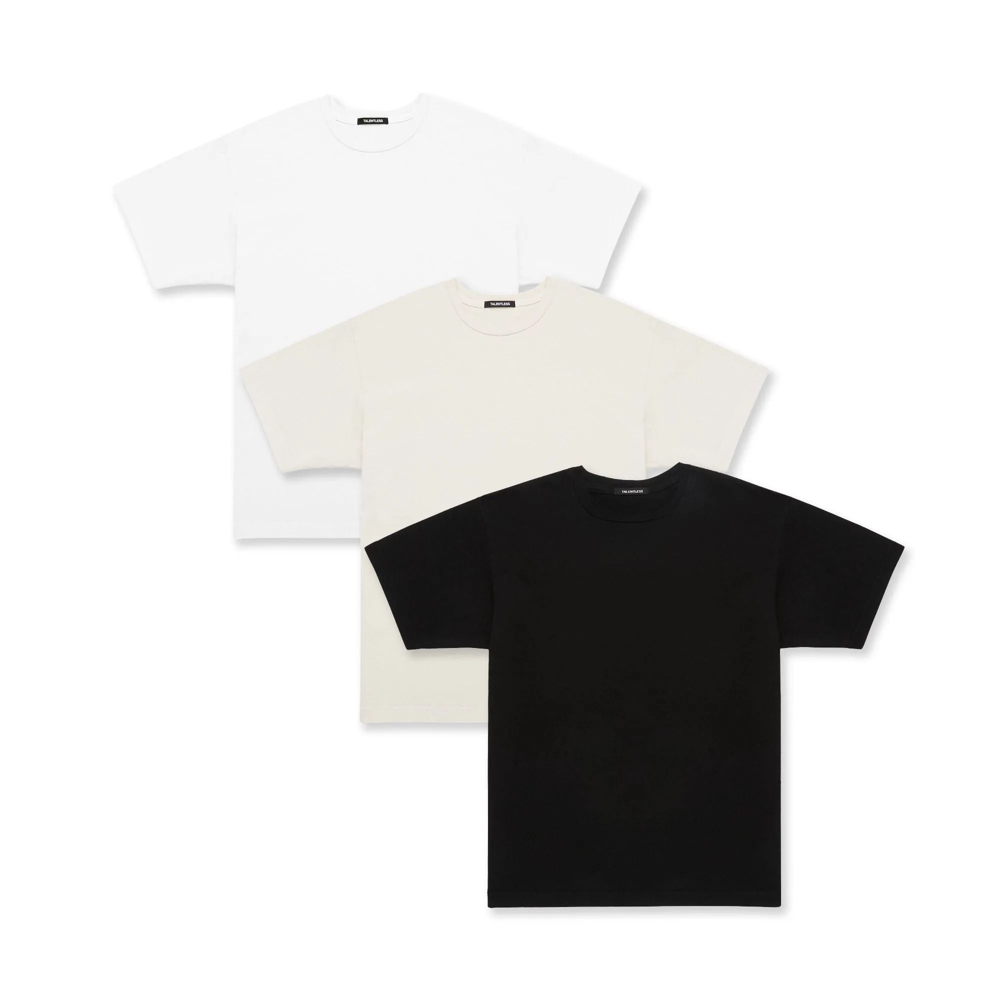 MENS DROP SHOULDER TEE 3 PACK sold by Talentless product image thumbnail 2