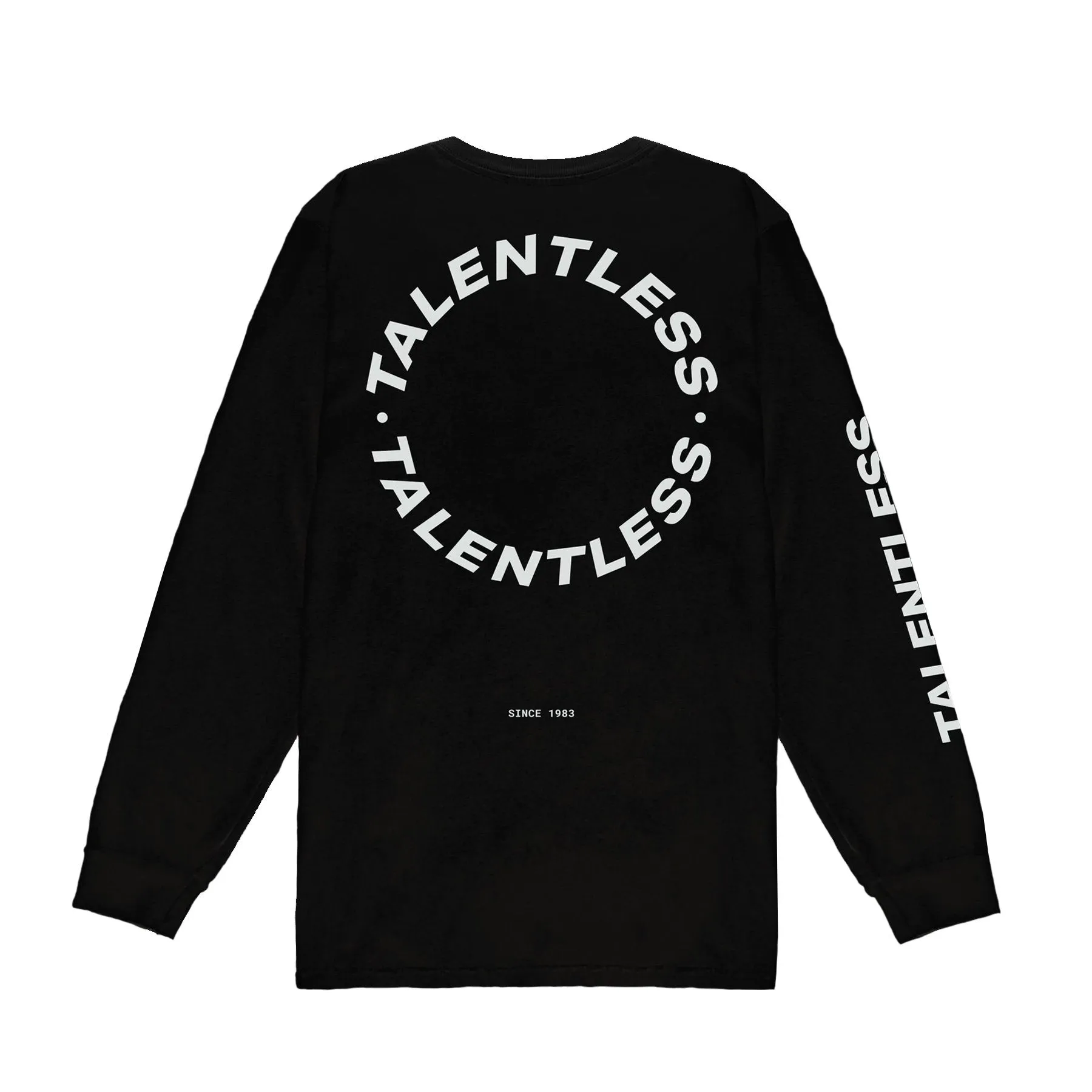 MENS LONG SLEEVE TEE - CIRCLE LOGO sold by Talentless