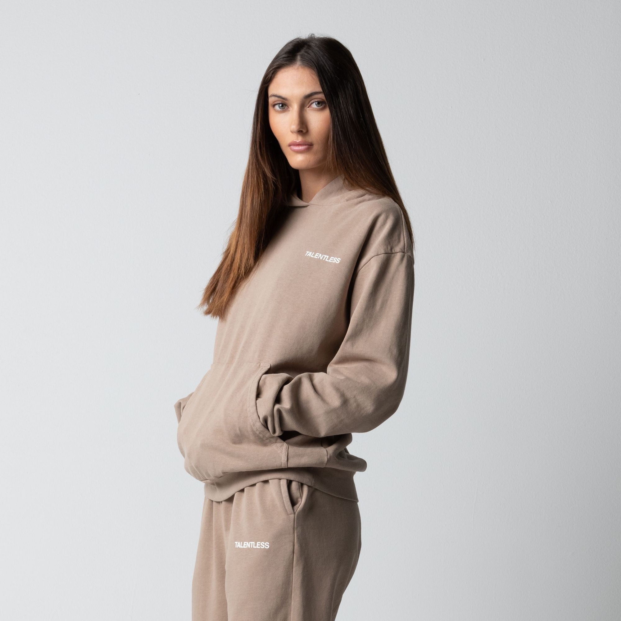 WOMENS LIGHTWEIGHT HOODIE - NUDES sold by Talentless product image thumbnail 3