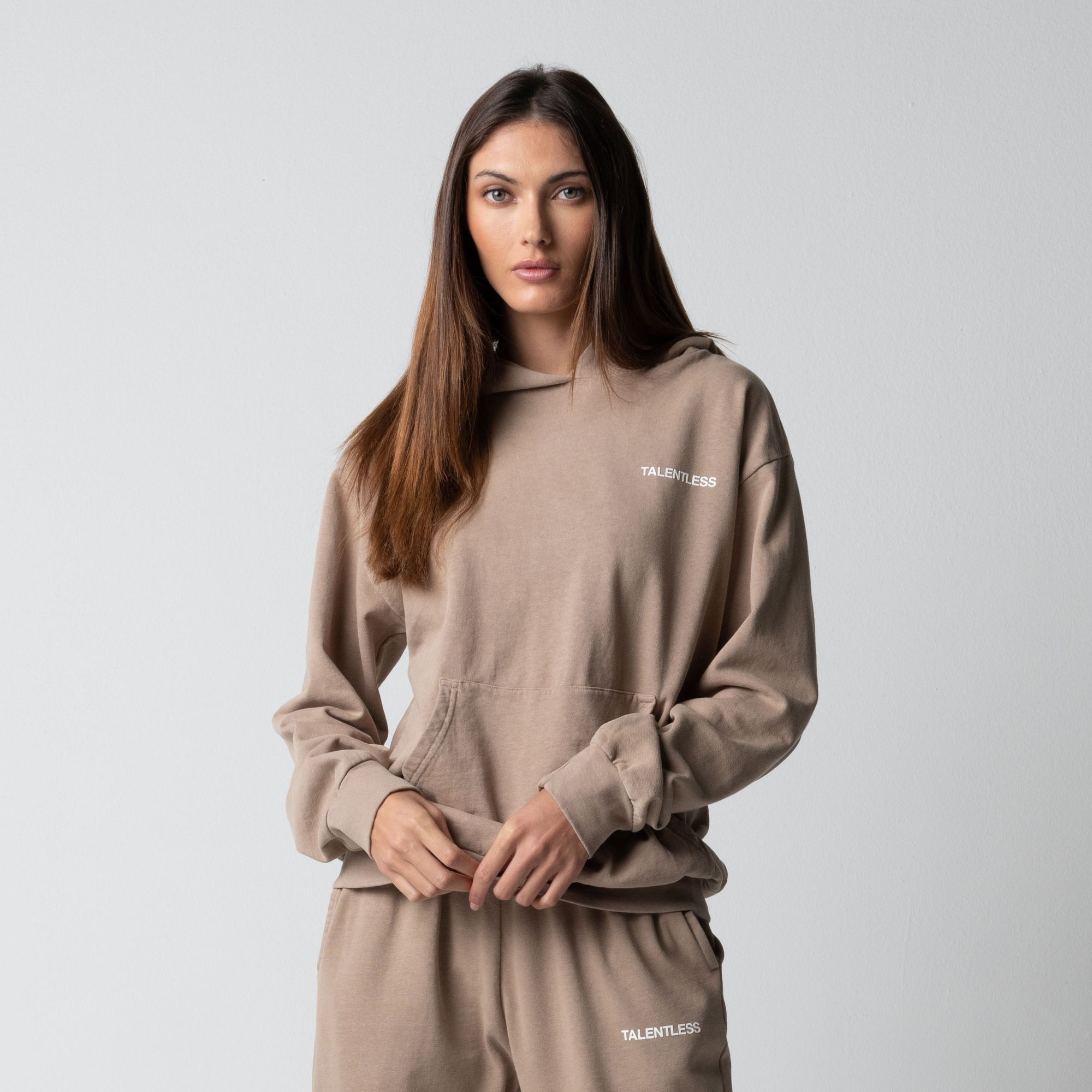 WOMENS LIGHTWEIGHT HOODIE - NUDES sold by Talentless product image thumbnail 2