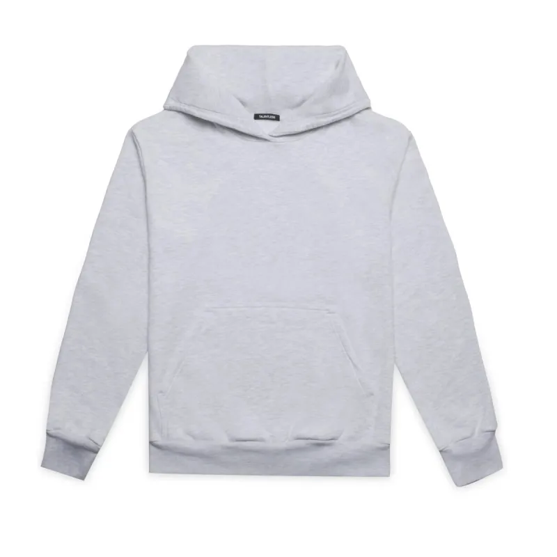 WOMENS HEAVYWEIGHT HOODIE - ASH HEATHER GREY sold by Talentless