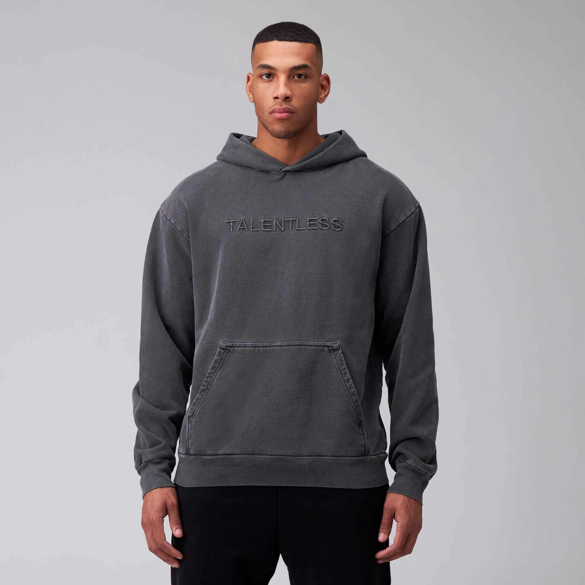 MENS HOODIE - CIRCLE LOGO EMBROIDERED - FS sold by Talentless product image thumbnail 2