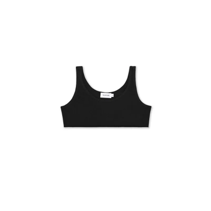 WOMENS CROP RAW HEM TANK sold by Talentless