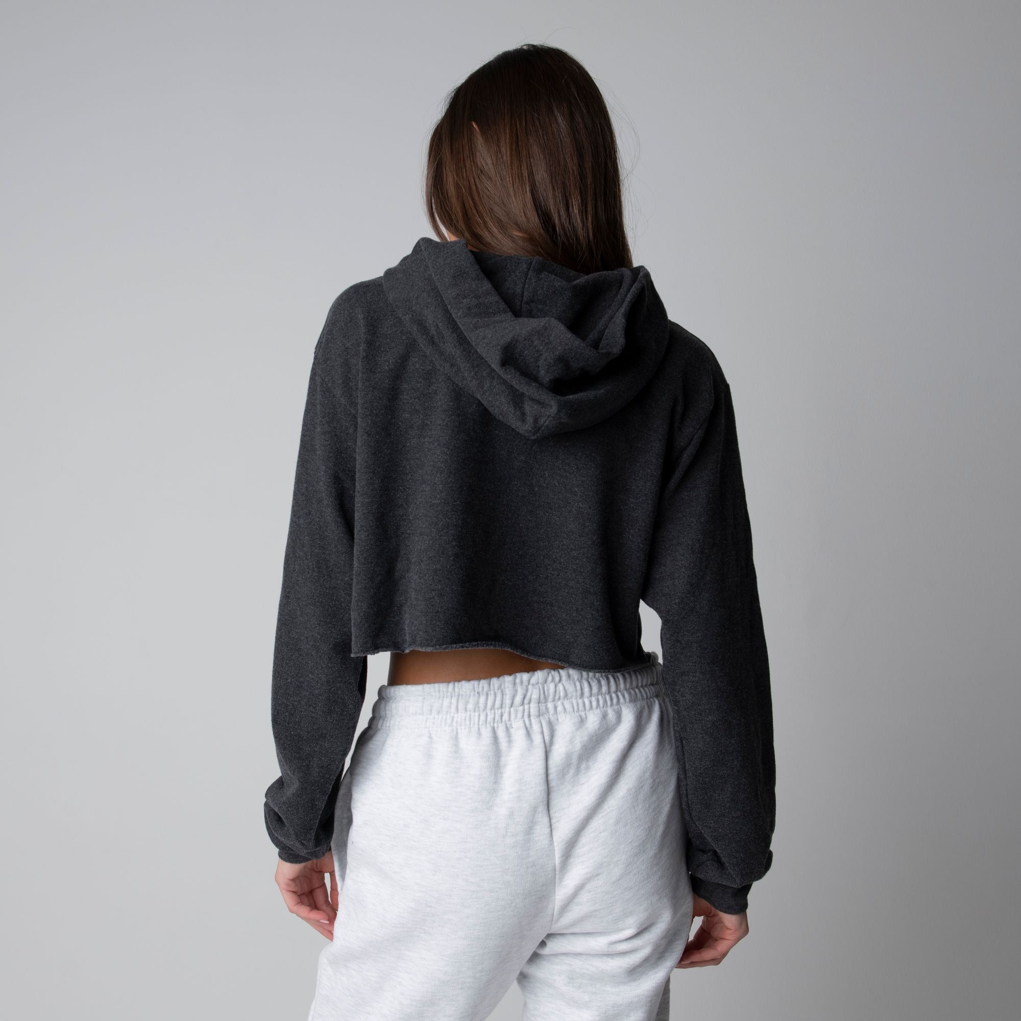 WOMENS LIGHTWEIGHT CROPPED HOODIE sold by Talentless product image thumbnail 4