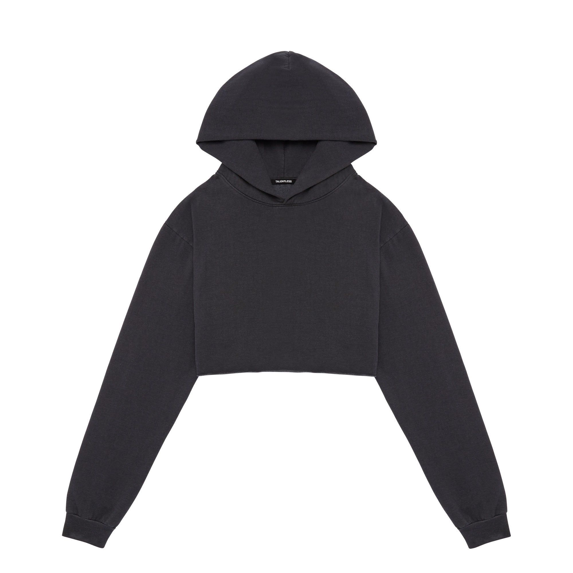 WOMENS LIGHTWEIGHT CROPPED HOODIE sold by Talentless product image thumbnail 8