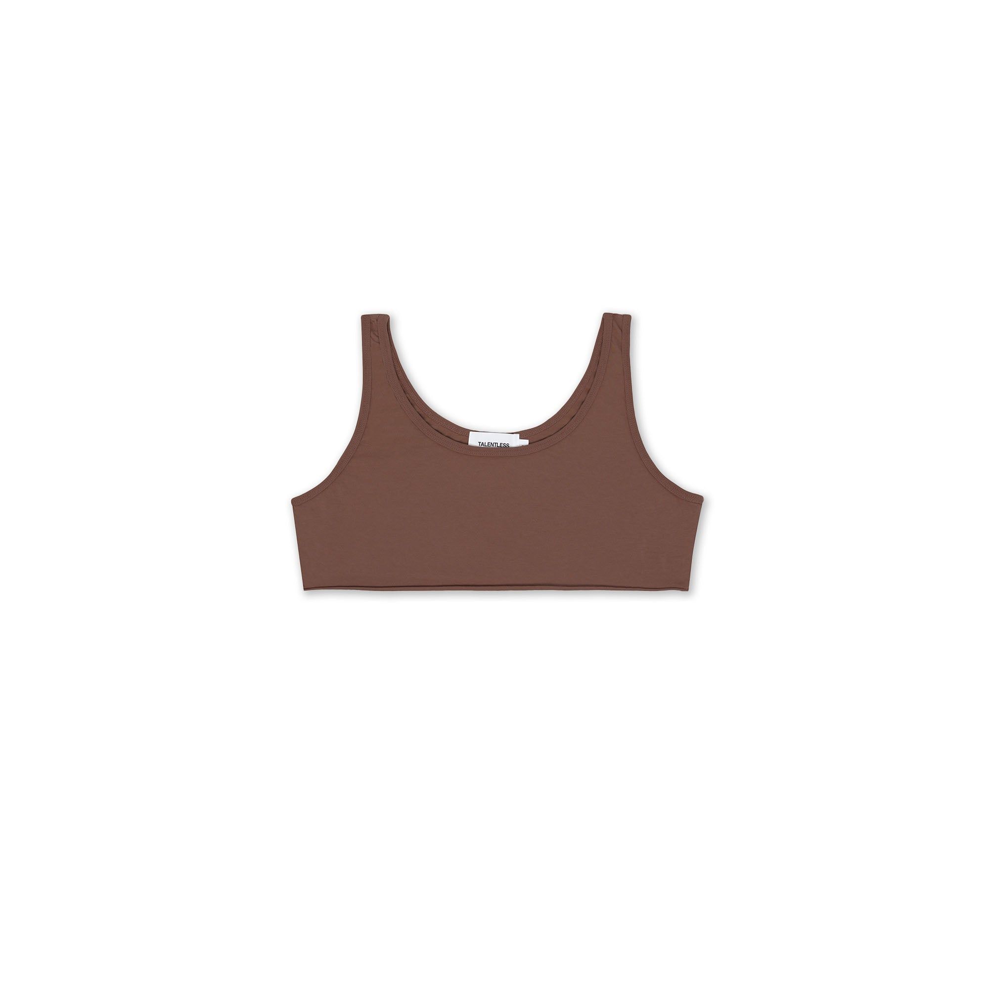 WOMENS CROP RAW HEM TANK sold by Talentless