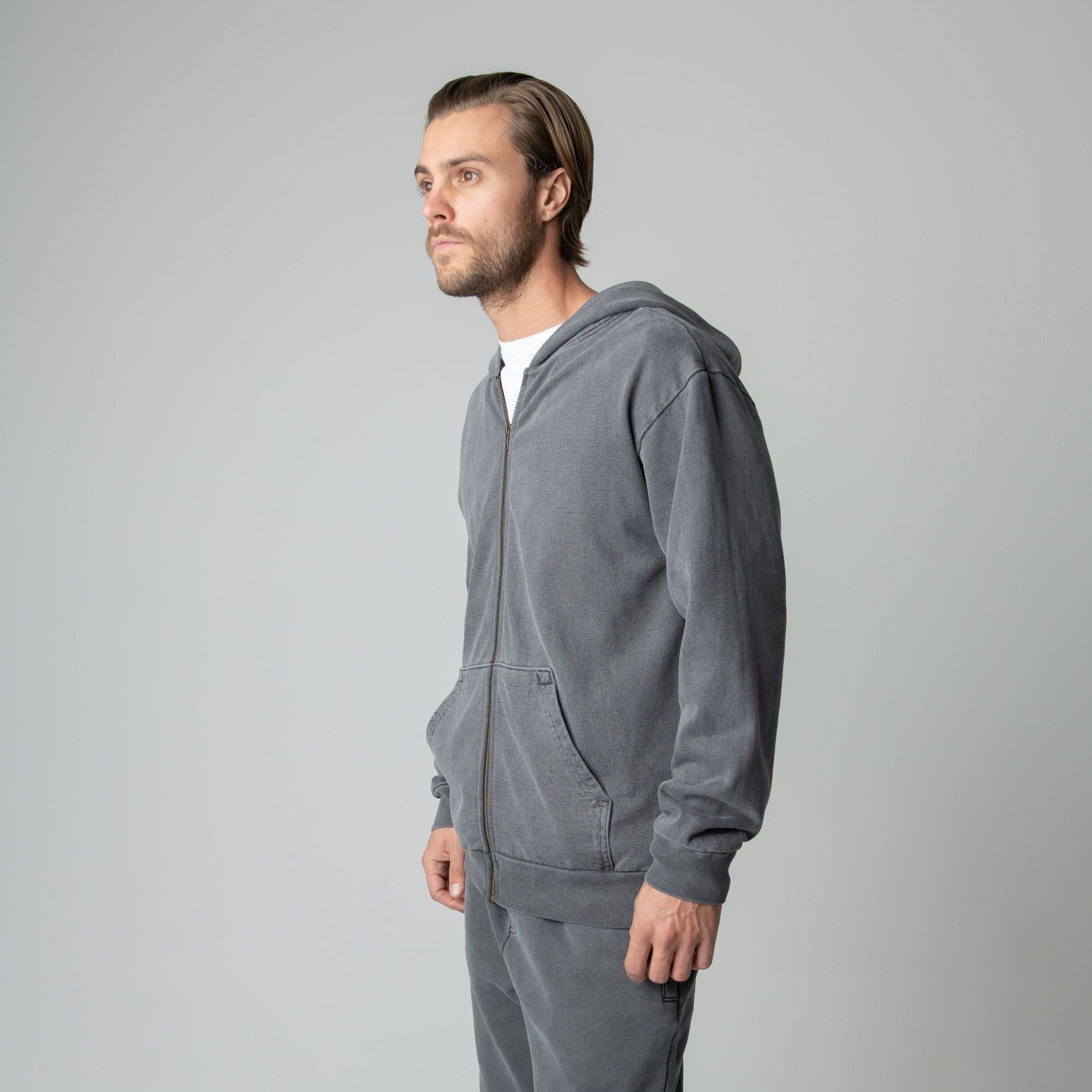 MENS PREMIUM ZIP UP HOODIE sold by Talentless product image thumbnail 3