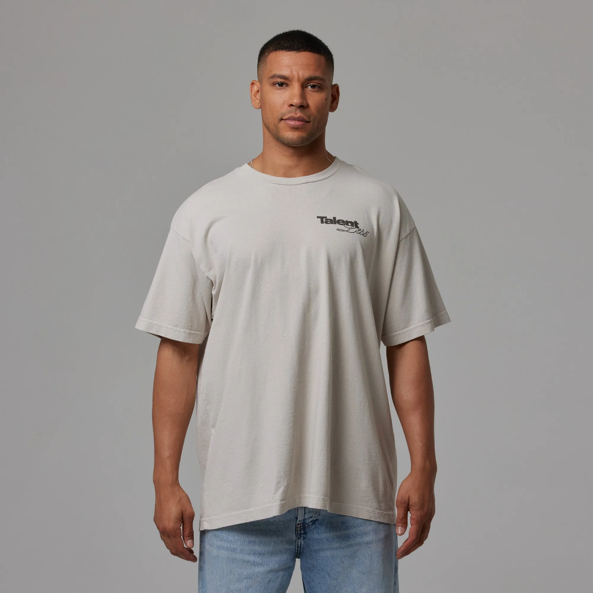 MENS DROP SHOULDER TEE - SCRIPT GRAPHIC sold by Talentless product image thumbnail 3