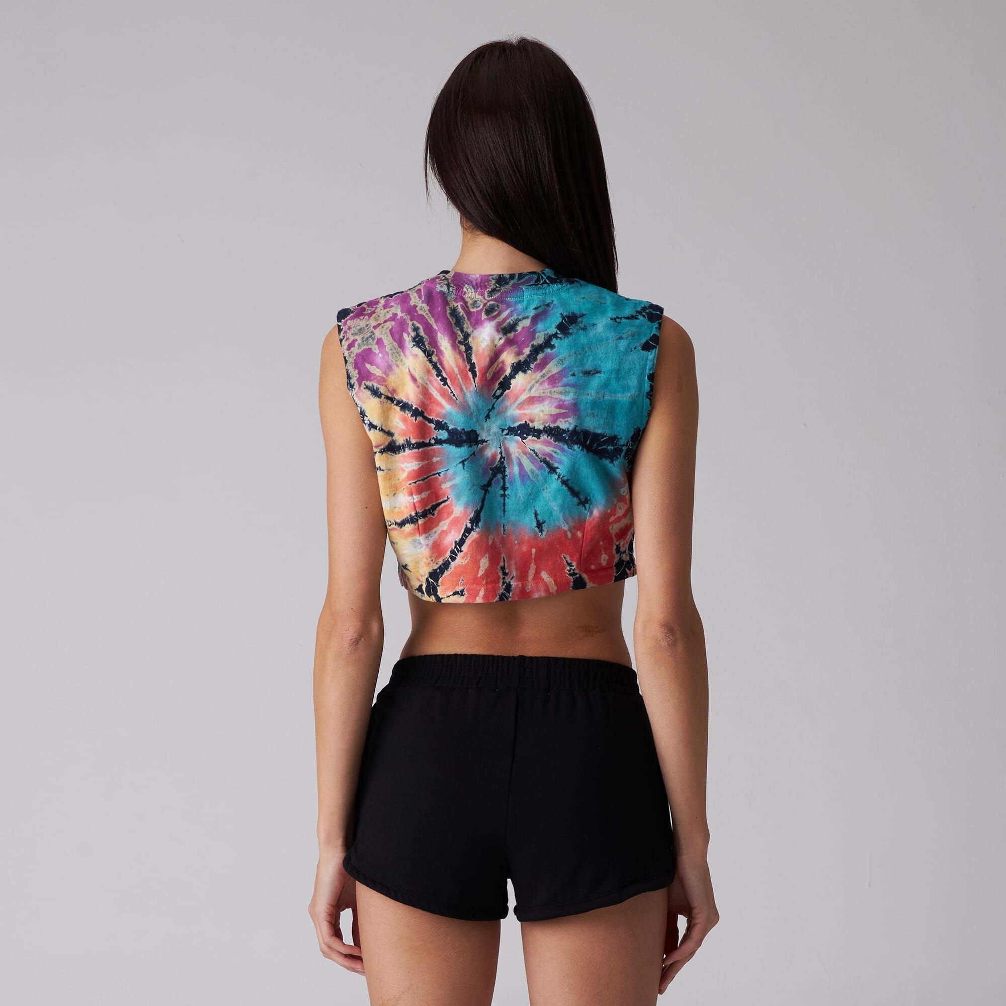 WOMENS CROP DART MUSCLE TEE sold by Talentless product image thumbnail 4