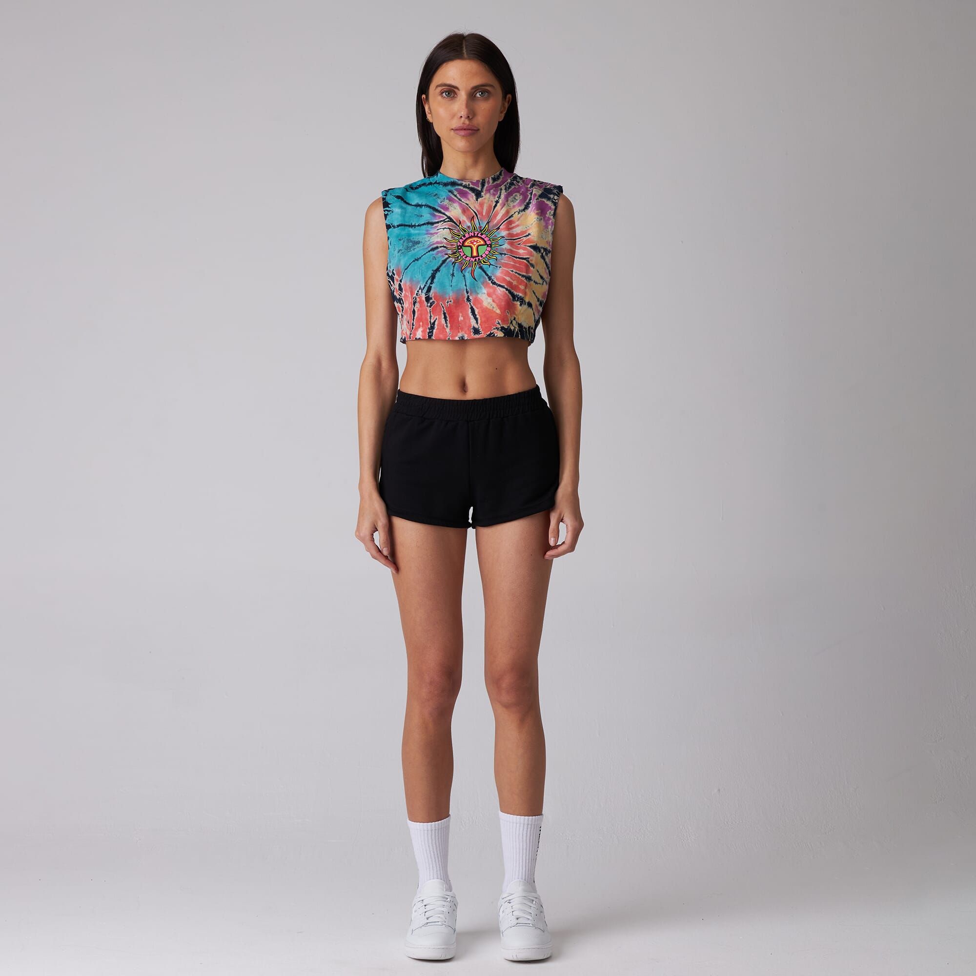 WOMENS CROP DART MUSCLE TEE sold by Talentless product image thumbnail 5