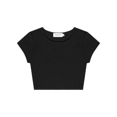 WOMENS RAW HEM CROP BABY TEE sold by Talentless