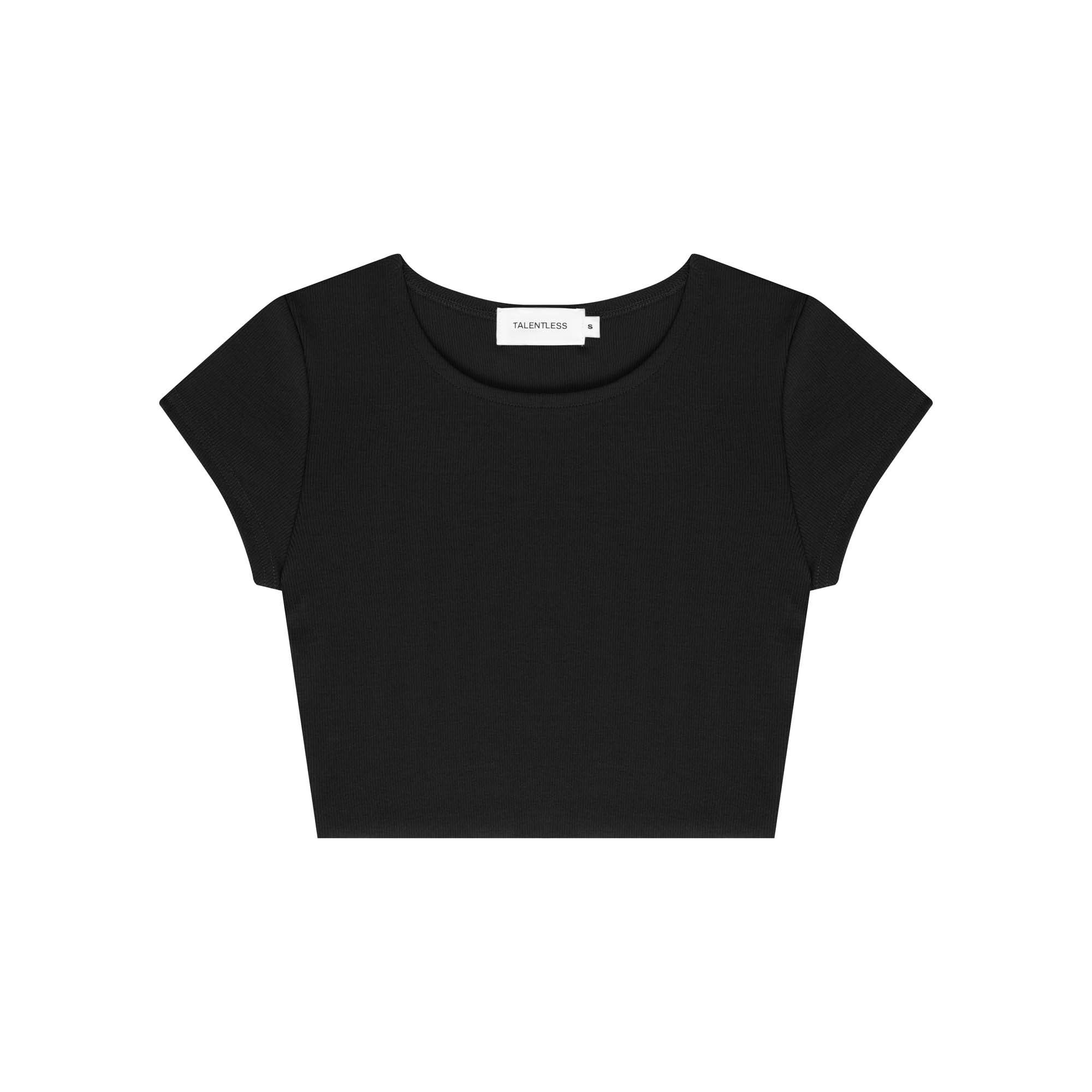 WOMENS RAW HEM CROP BABY TEE sold by Talentless