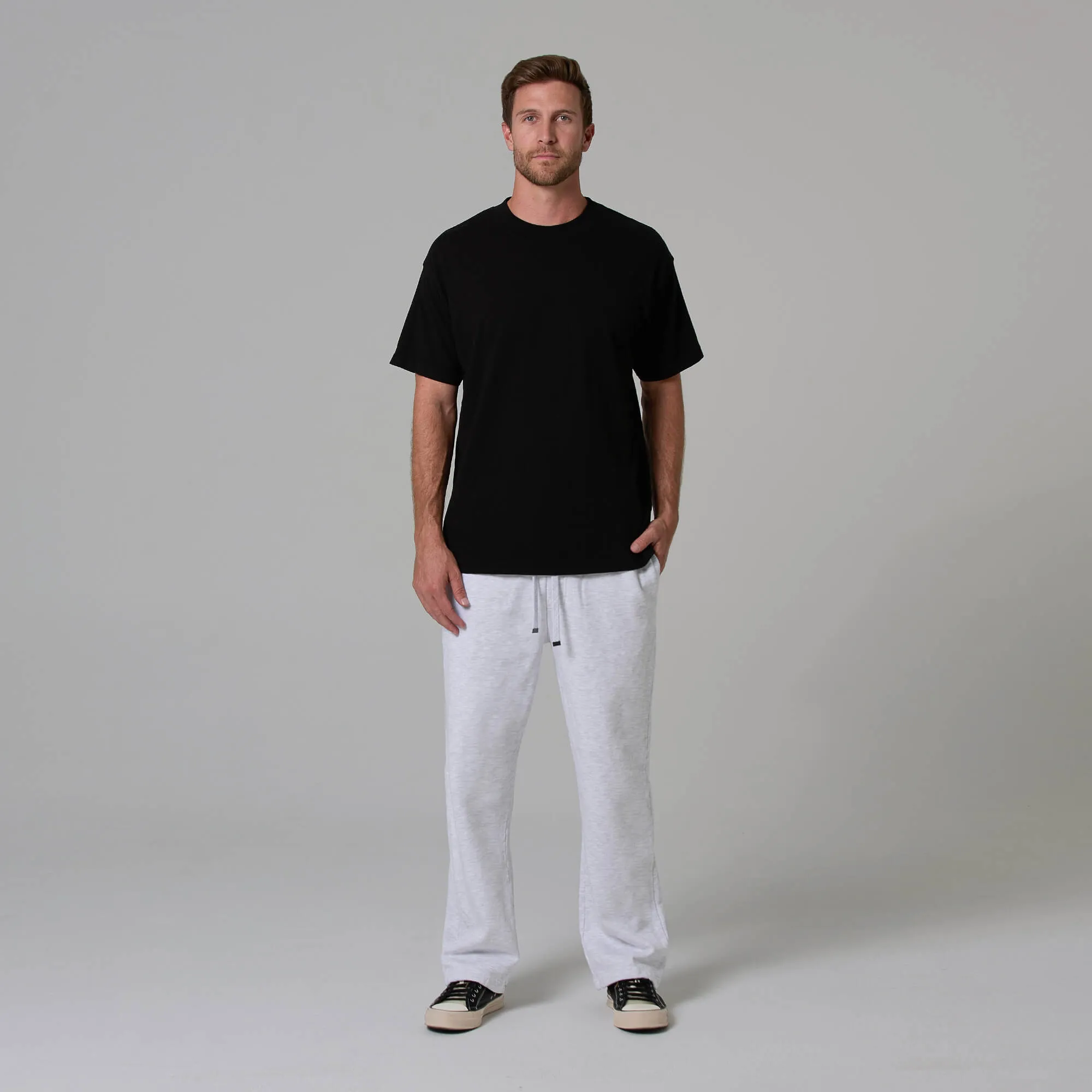 MENS HEATHER STRAIGHT LEG SWEATPANTS sold by Talentless product image thumbnail 5