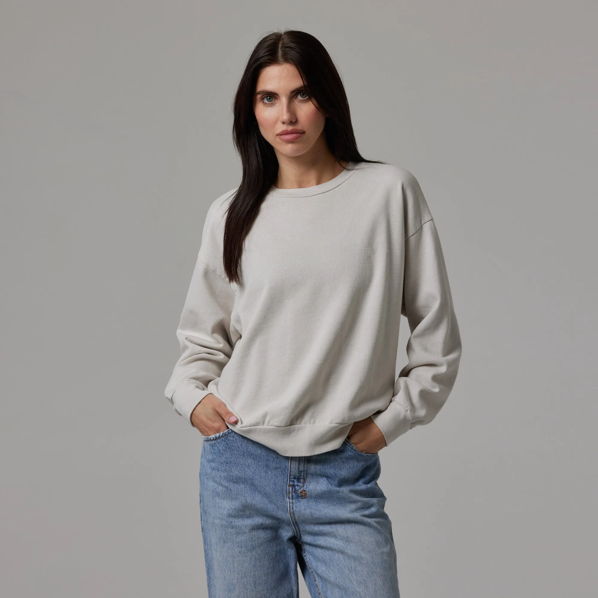 WOMENS SIMPLE LIGHTWEIGHT CREWNECK sold by Talentless