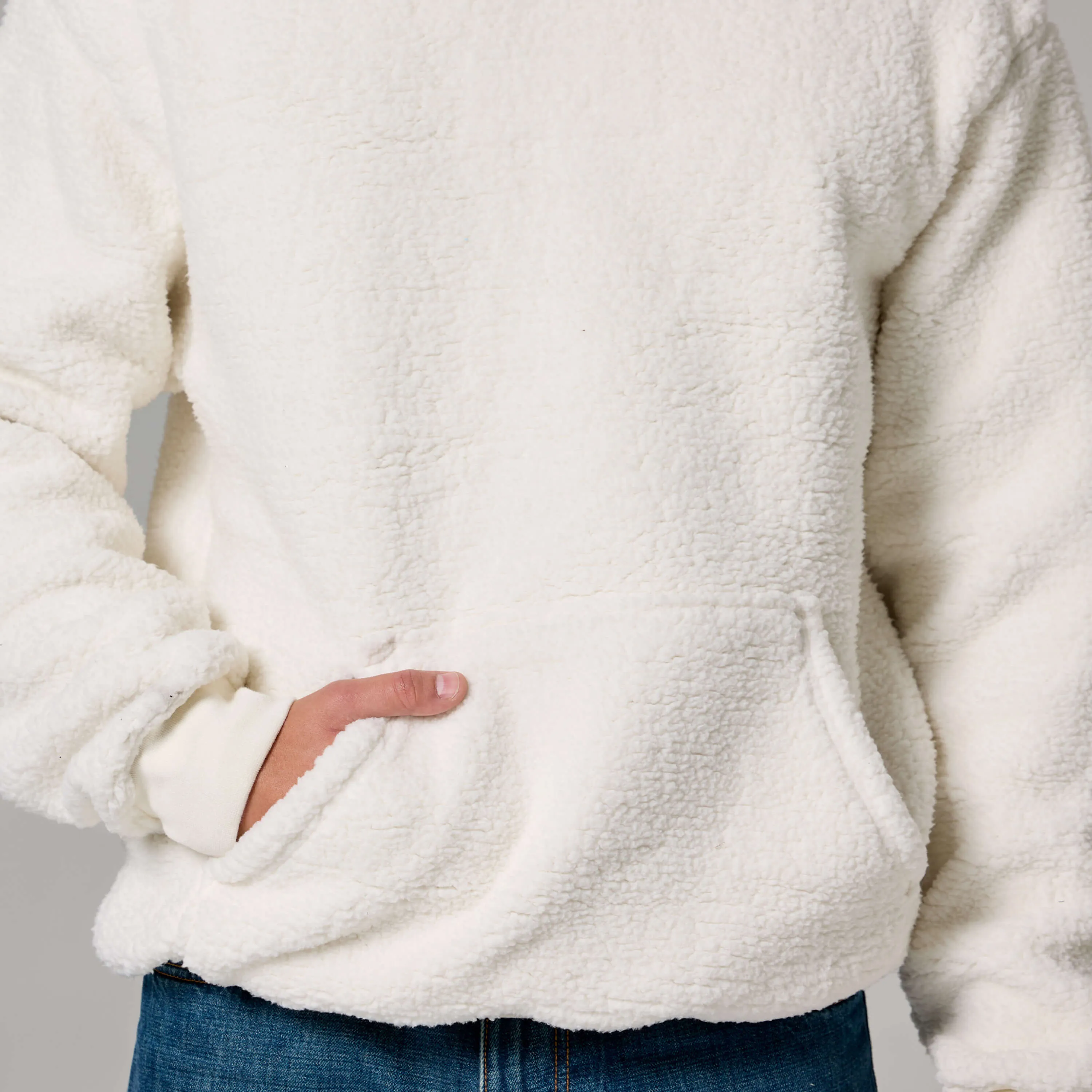 MENS SHERPA HOODIE sold by Talentless product image thumbnail 4