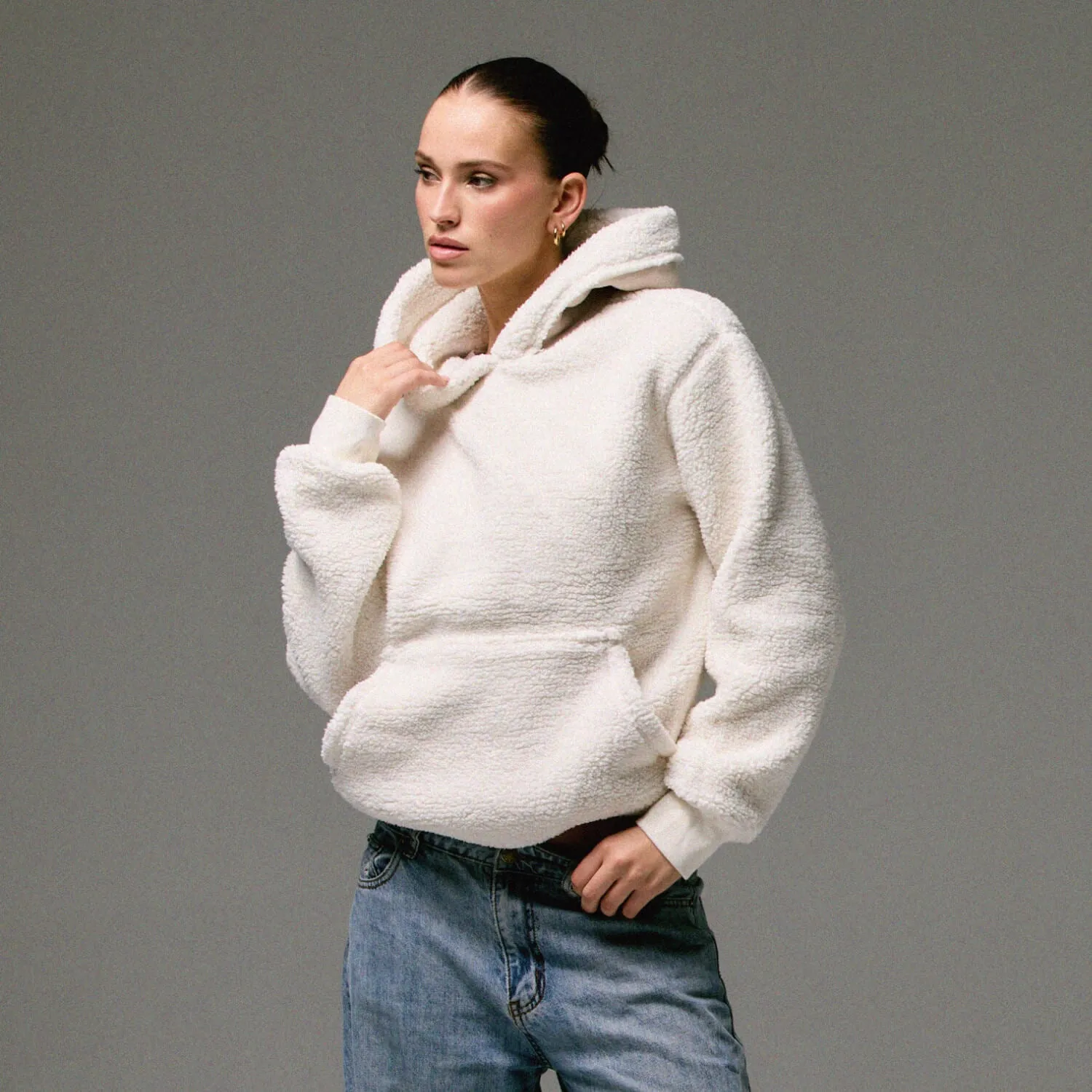 WOMENS SHERPA HOODIE sold by Talentless