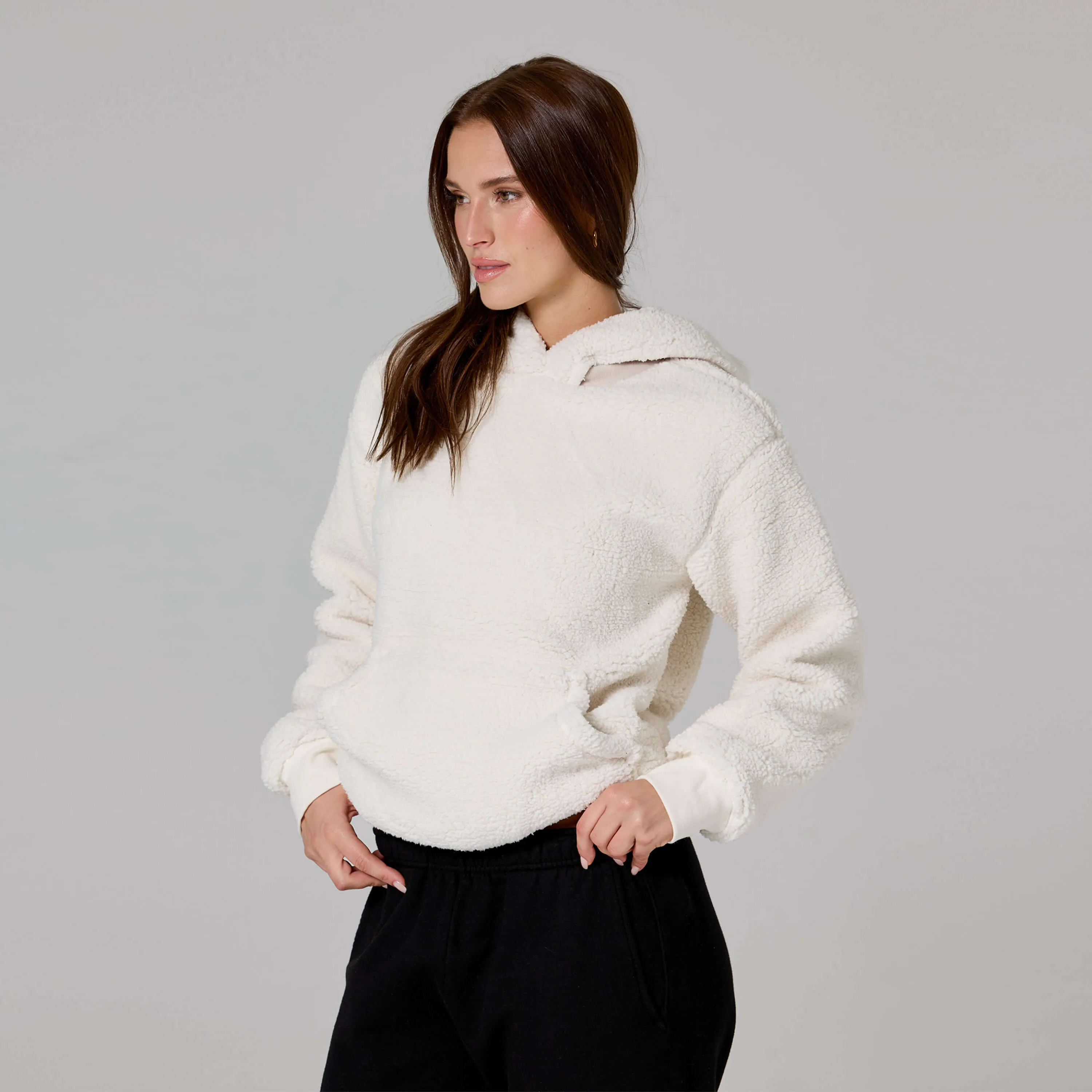 WOMENS SHERPA HOODIE sold by Talentless product image thumbnail 4