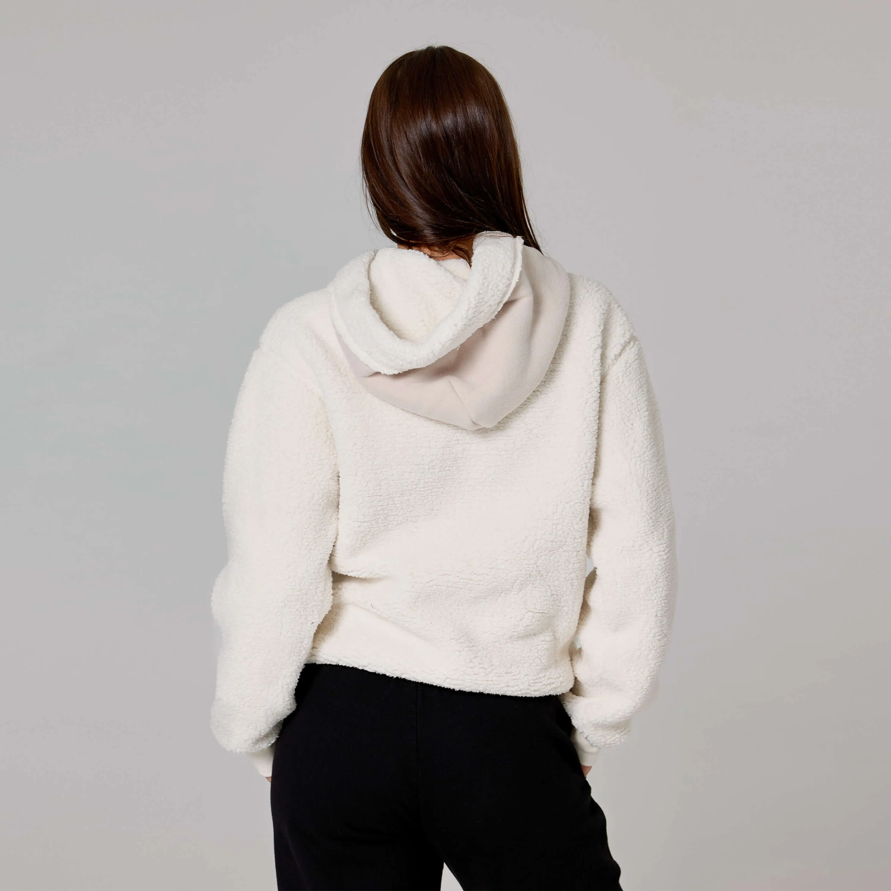 WOMENS SHERPA HOODIE sold by Talentless product image thumbnail 5