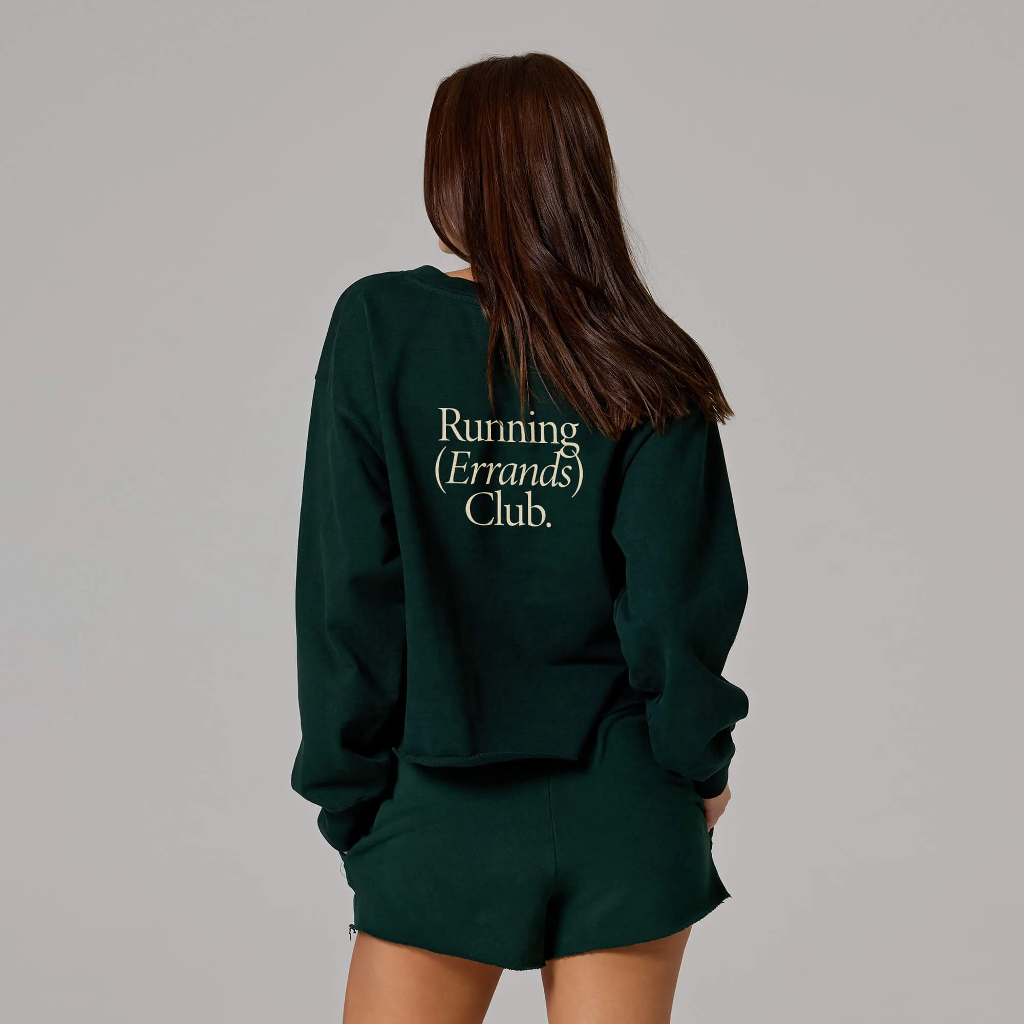WOMENS RUNNING CLUB CREWNECK sold by Talentless product image thumbnail 3