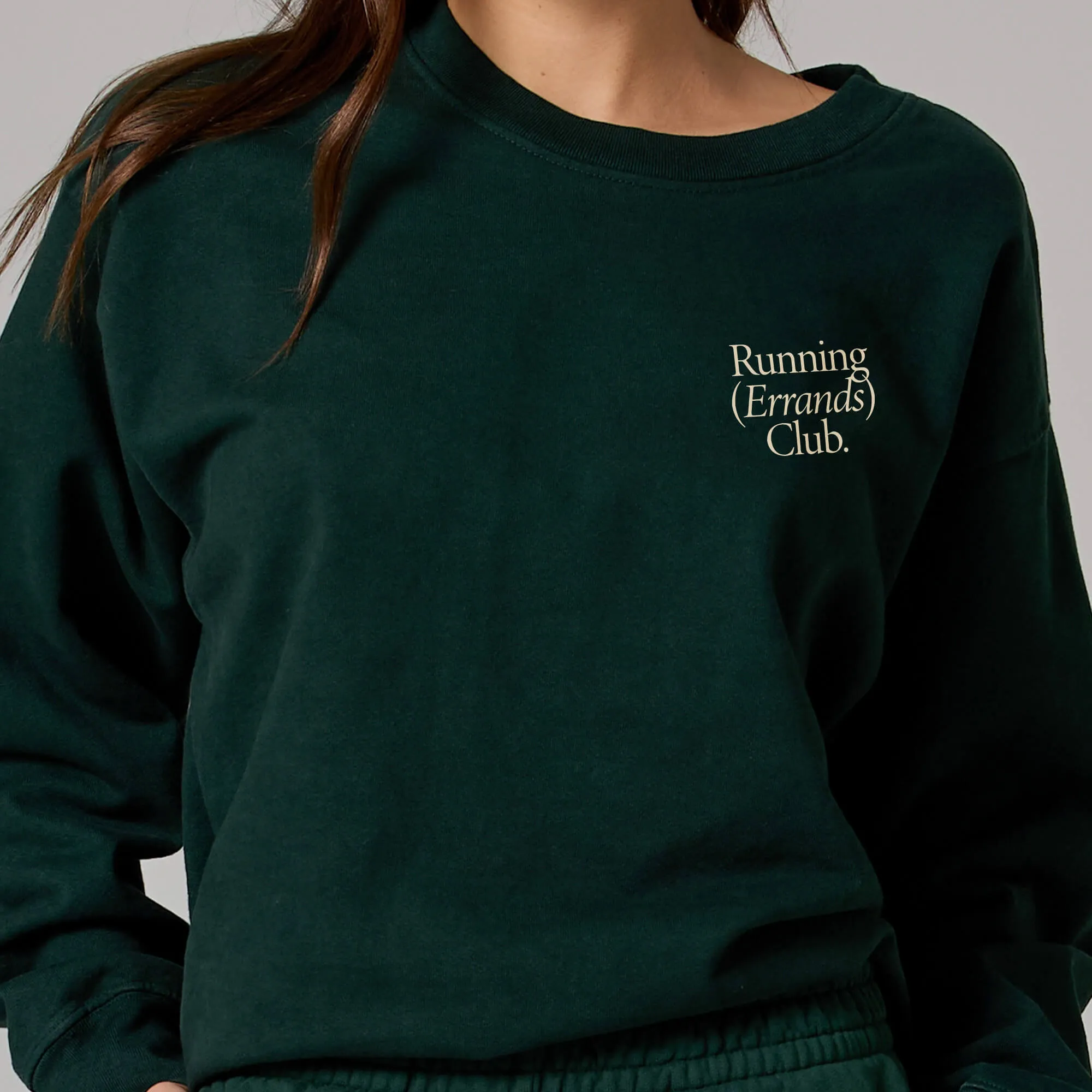 WOMENS RUNNING CLUB CREWNECK sold by Talentless product image thumbnail 4