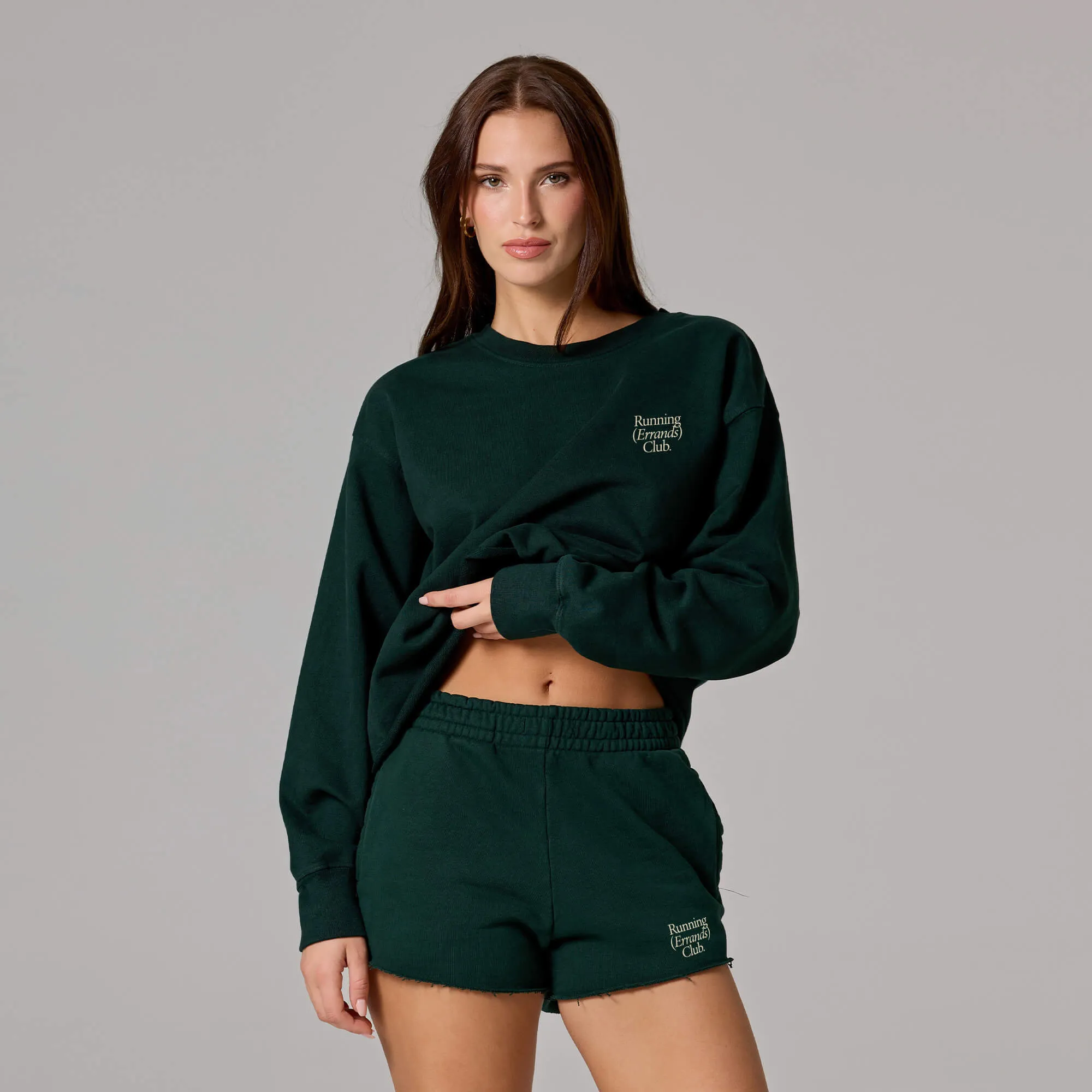 WOMENS RUNNING CLUB CREWNECK sold by Talentless