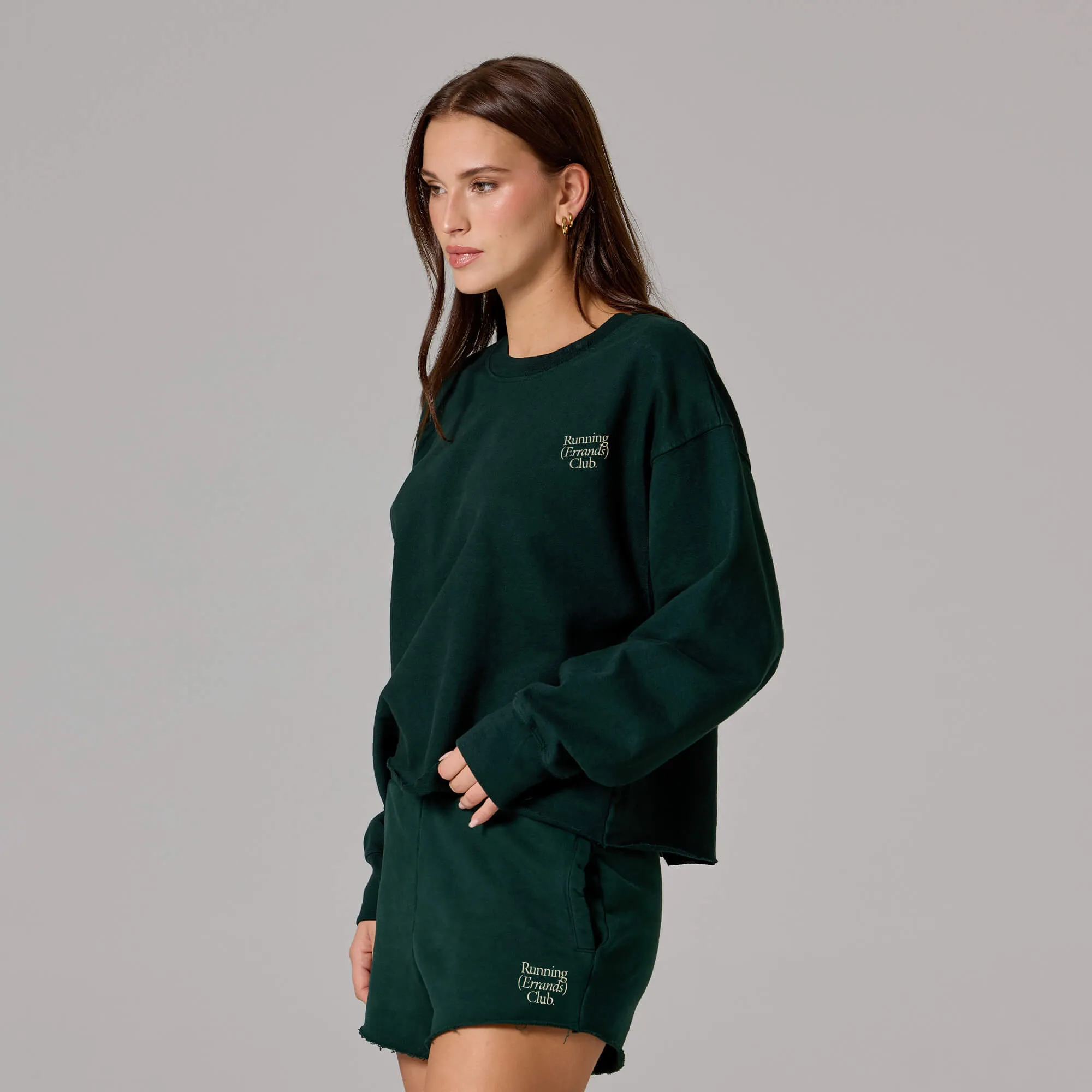 WOMENS RUNNING CLUB CREWNECK sold by Talentless product image thumbnail 2