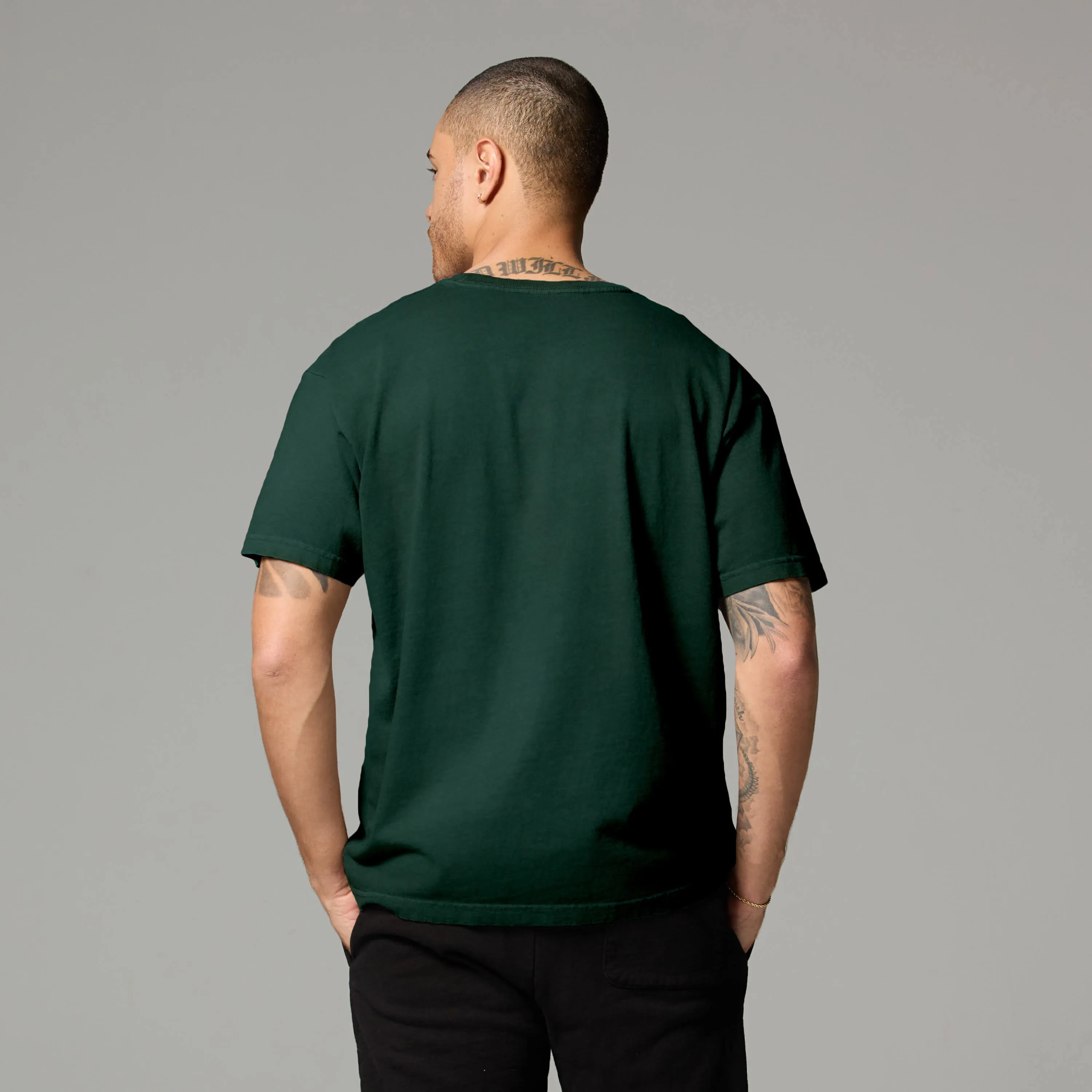 MENS DROP SHOULDER TEE sold by Talentless product image thumbnail 3