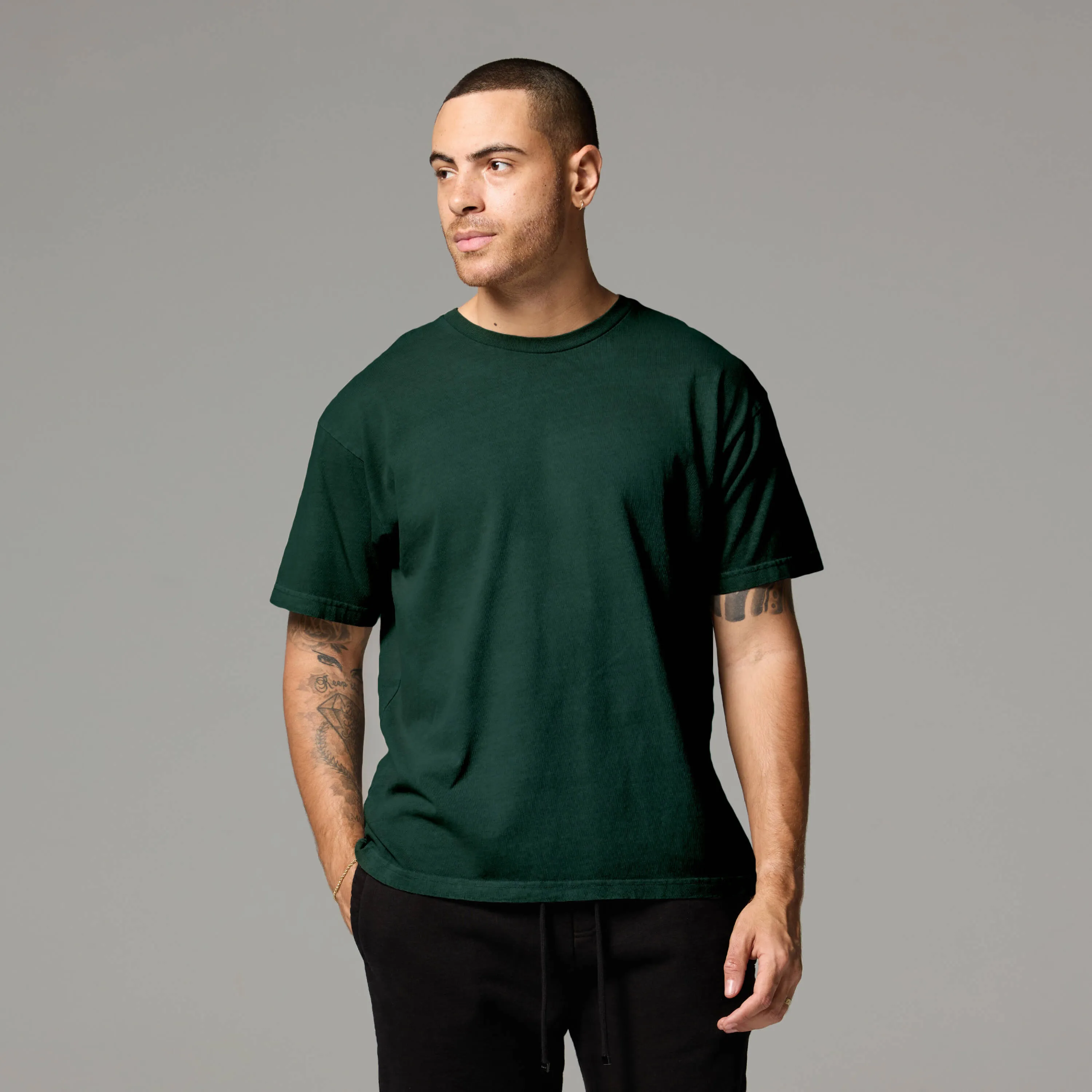MENS DROP SHOULDER TEE sold by Talentless