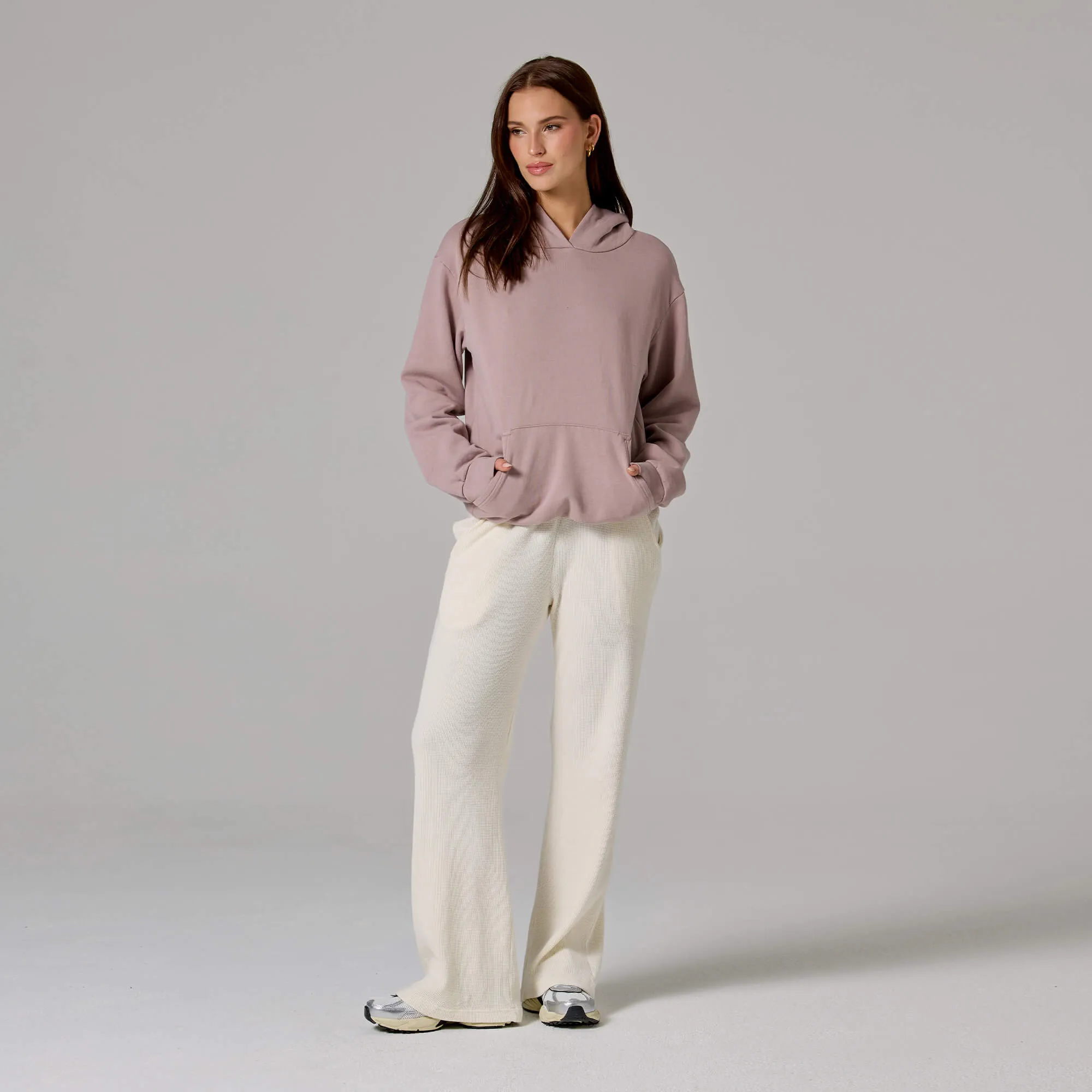 WOMENS SIMPLE LIGHTWEIGHT HOODIE sold by Talentless product image thumbnail 4