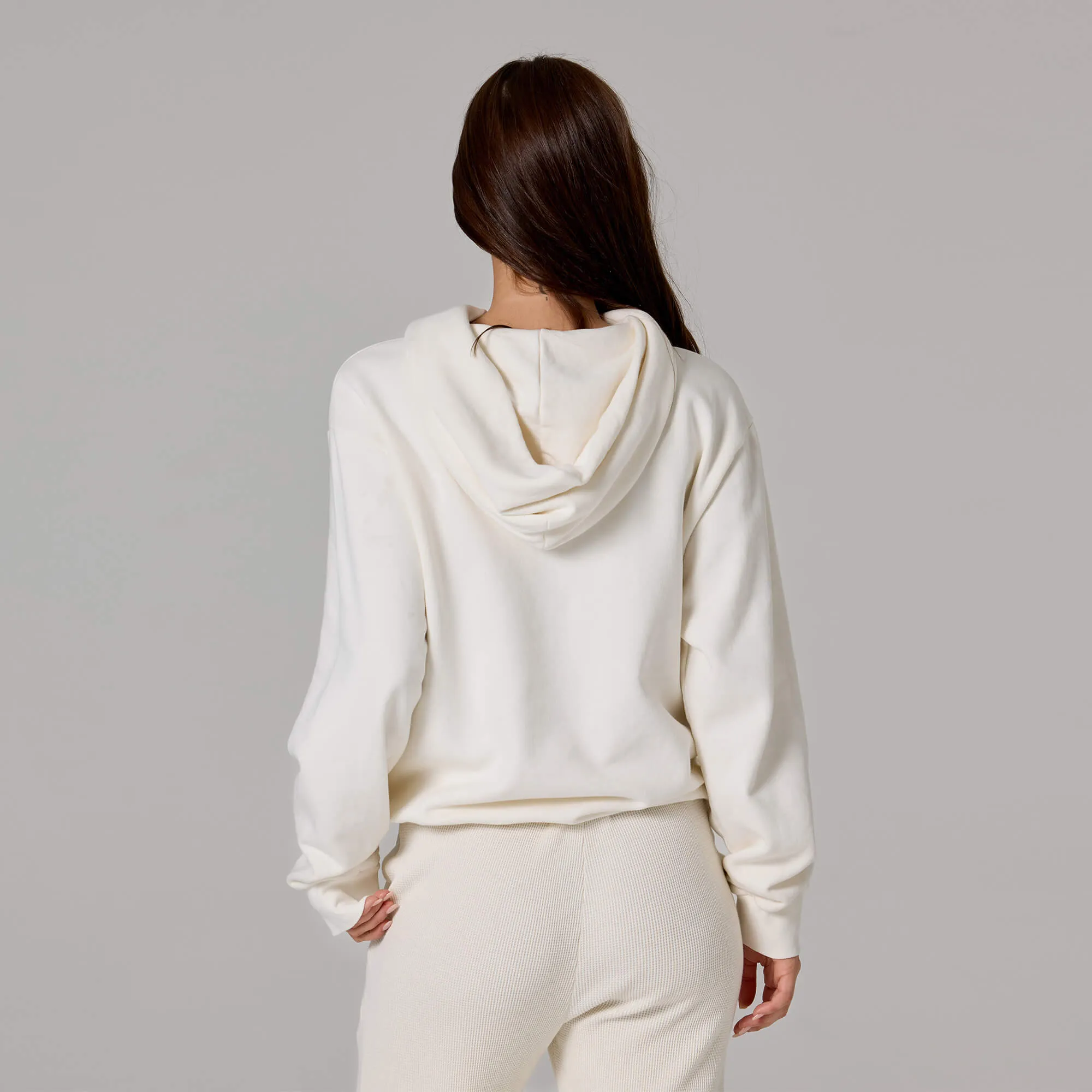 WOMENS SIMPLE LIGHTWEIGHT HOODIE sold by Talentless product image thumbnail 3