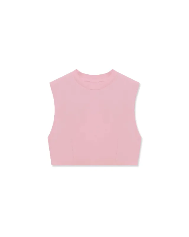 WOMENS CROP DART MUSCLE TANK sold by Talentless
