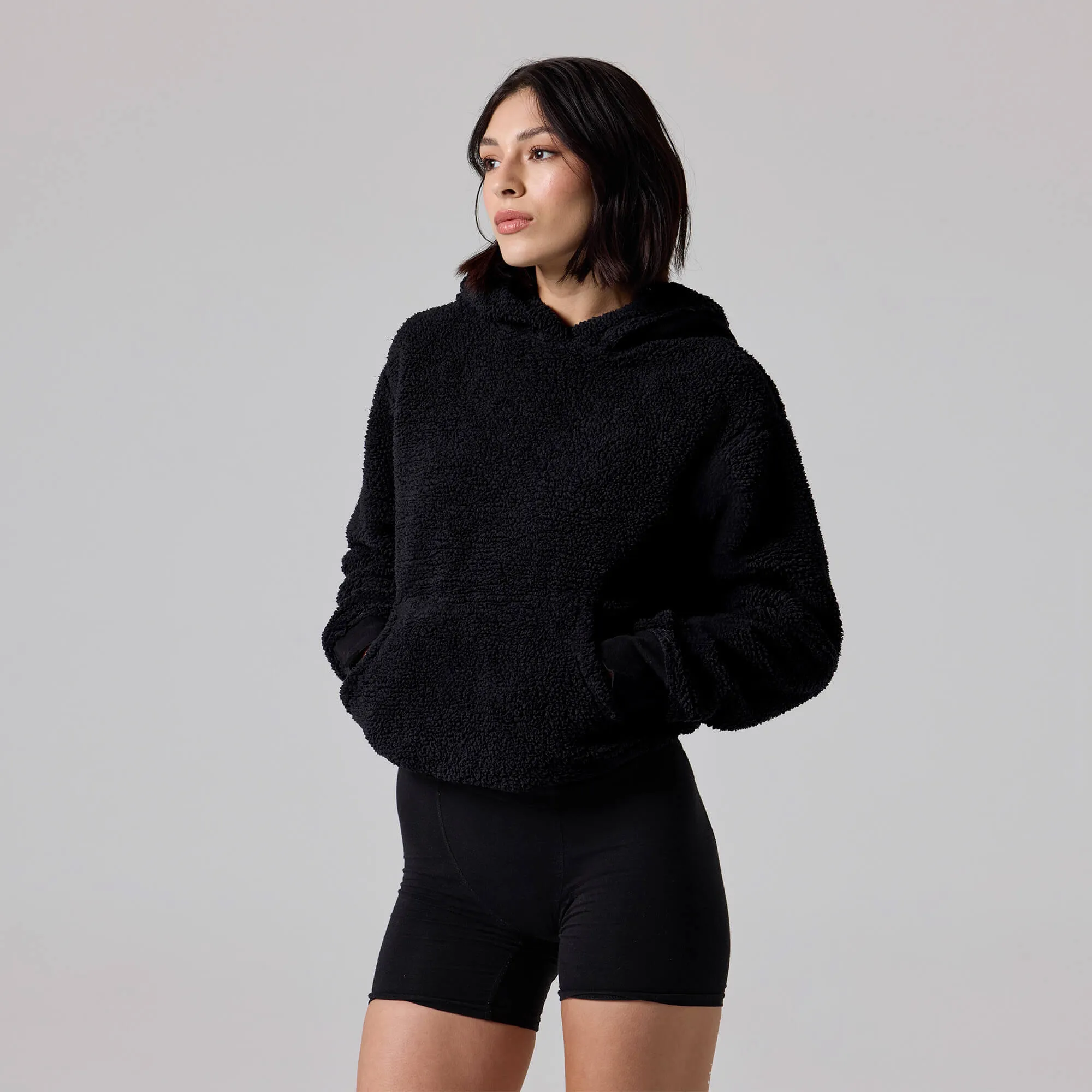 WOMENS SHERPA HOODIE sold by Talentless product image thumbnail 2