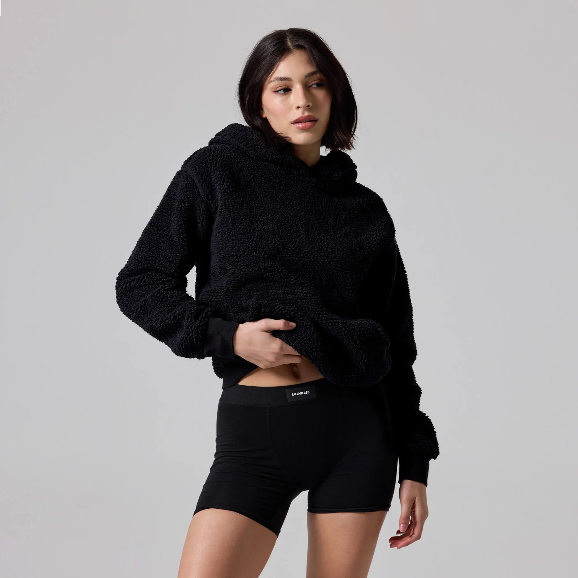 WOMENS SHERPA HOODIE sold by Talentless