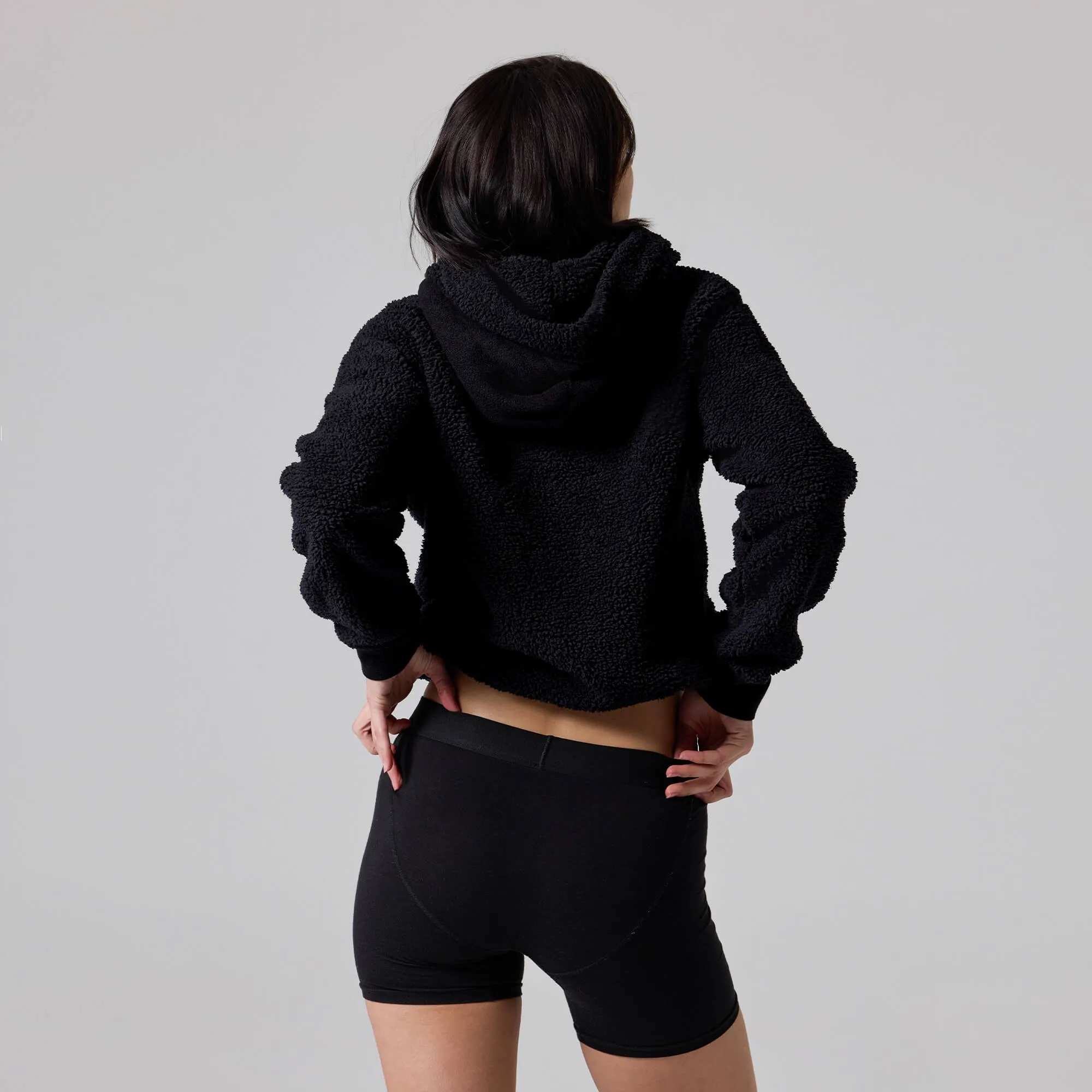 WOMENS SHERPA HOODIE sold by Talentless product image thumbnail 3