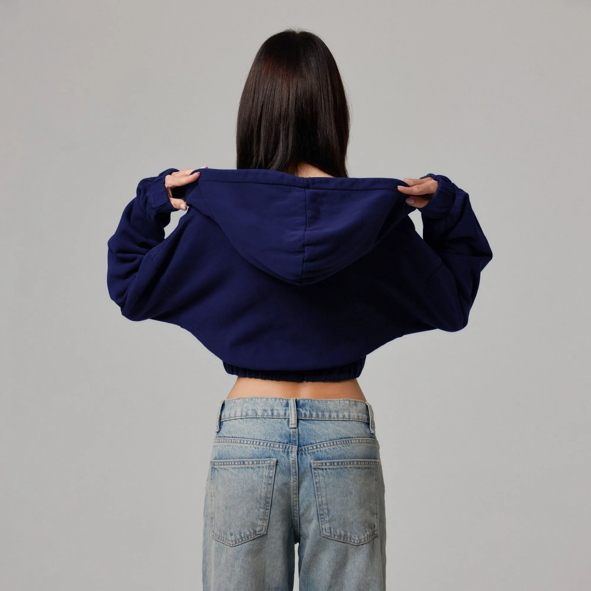 WOMENS ZIP CROP JACKET sold by Talentless product image thumbnail 5