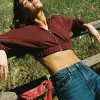 WOMENS ZIP CROP JACKET sold by Talentless