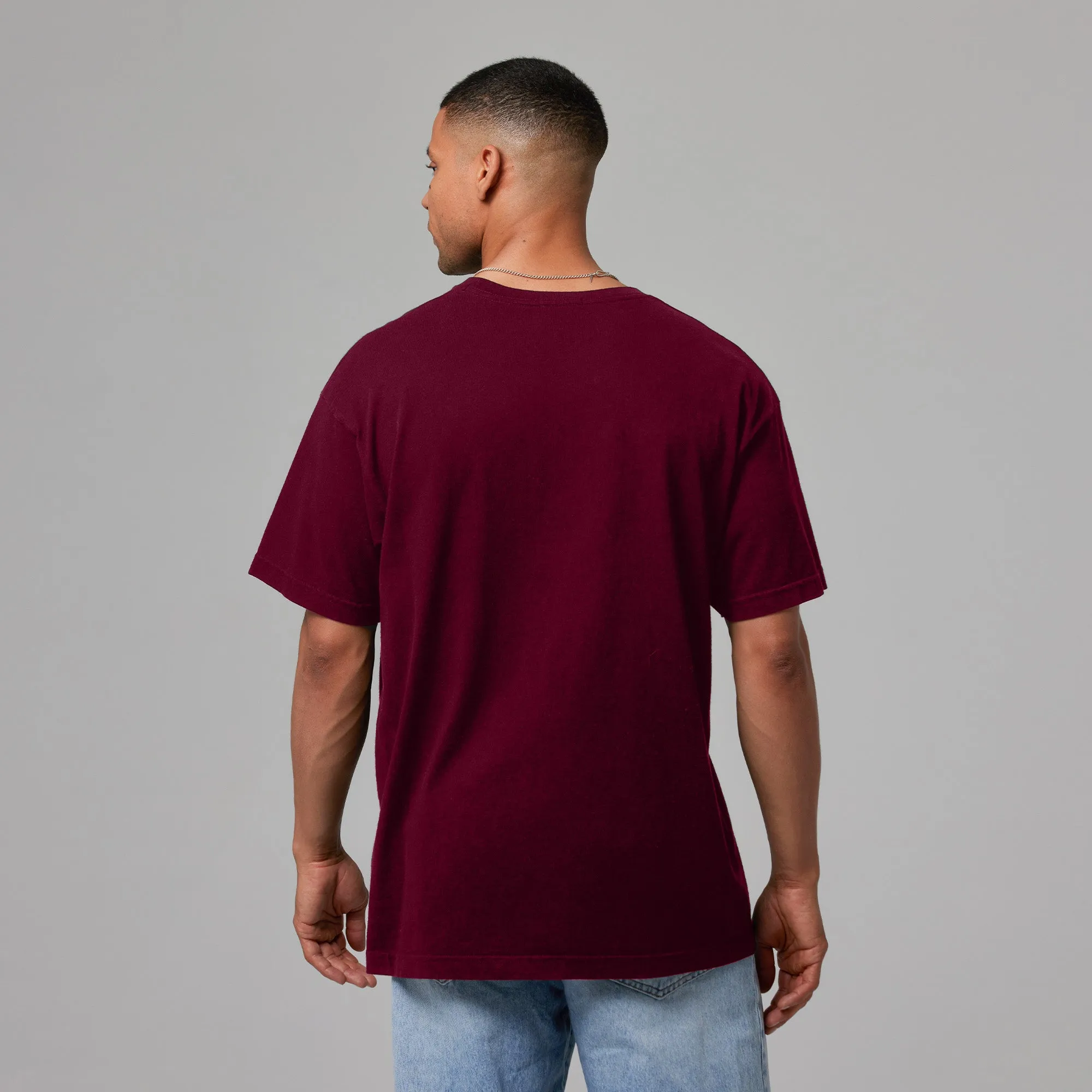 MENS DROP SHOULDER TEE sold by Talentless product image thumbnail 4