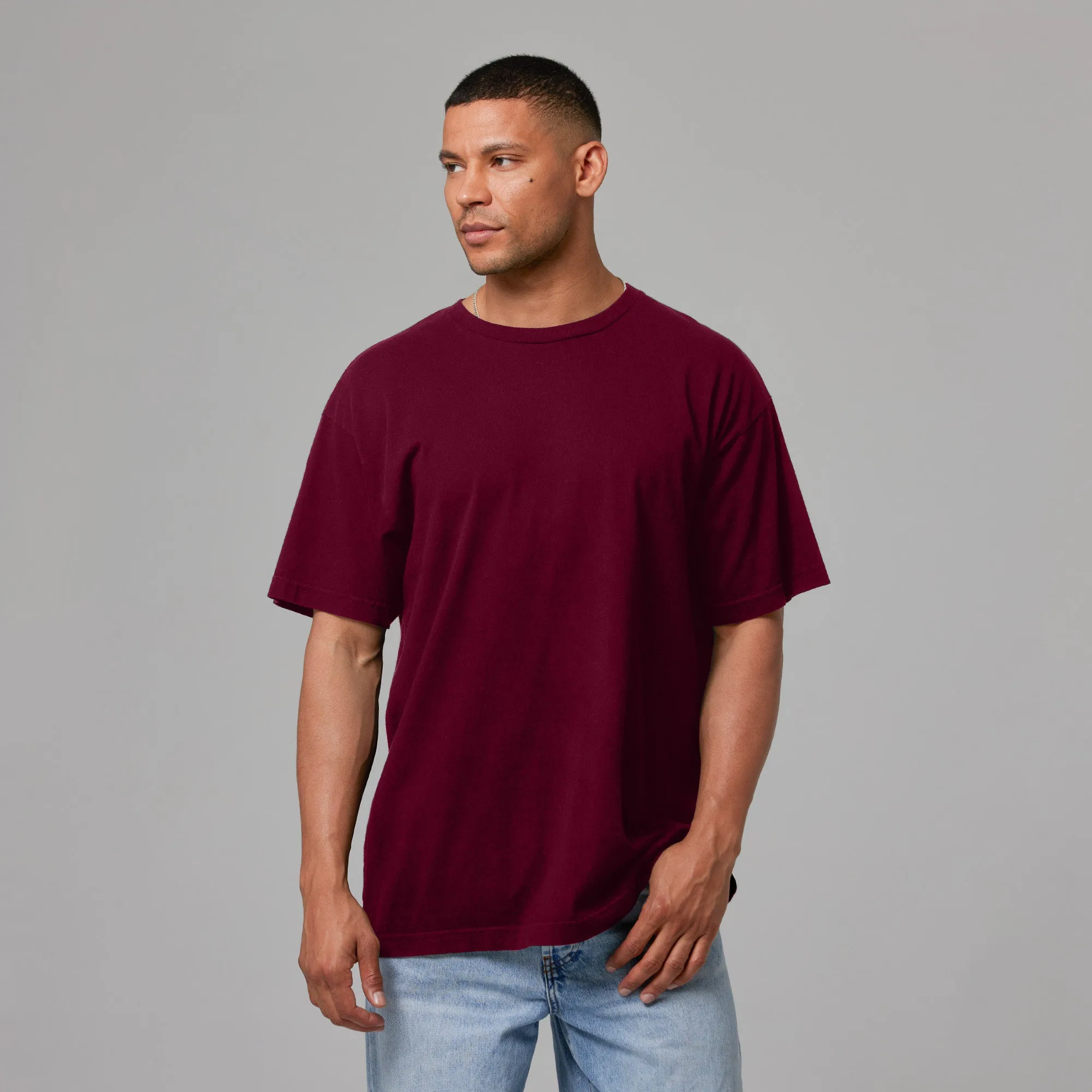 MENS DROP SHOULDER TEE sold by Talentless product image thumbnail 3