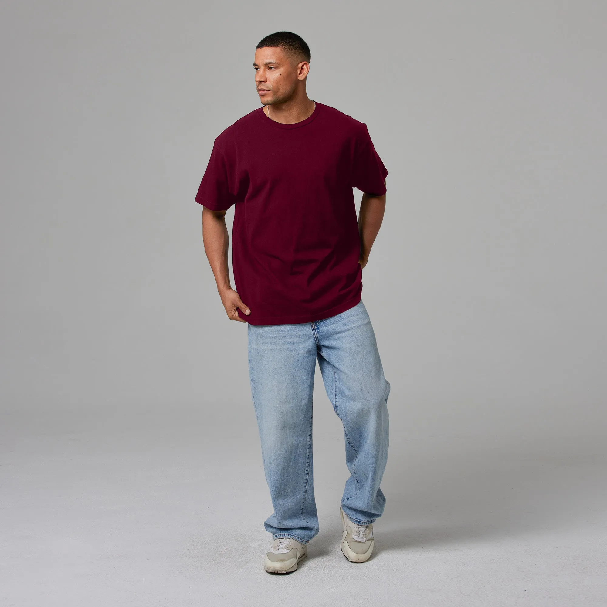 MENS DROP SHOULDER TEE sold by Talentless product image thumbnail 5