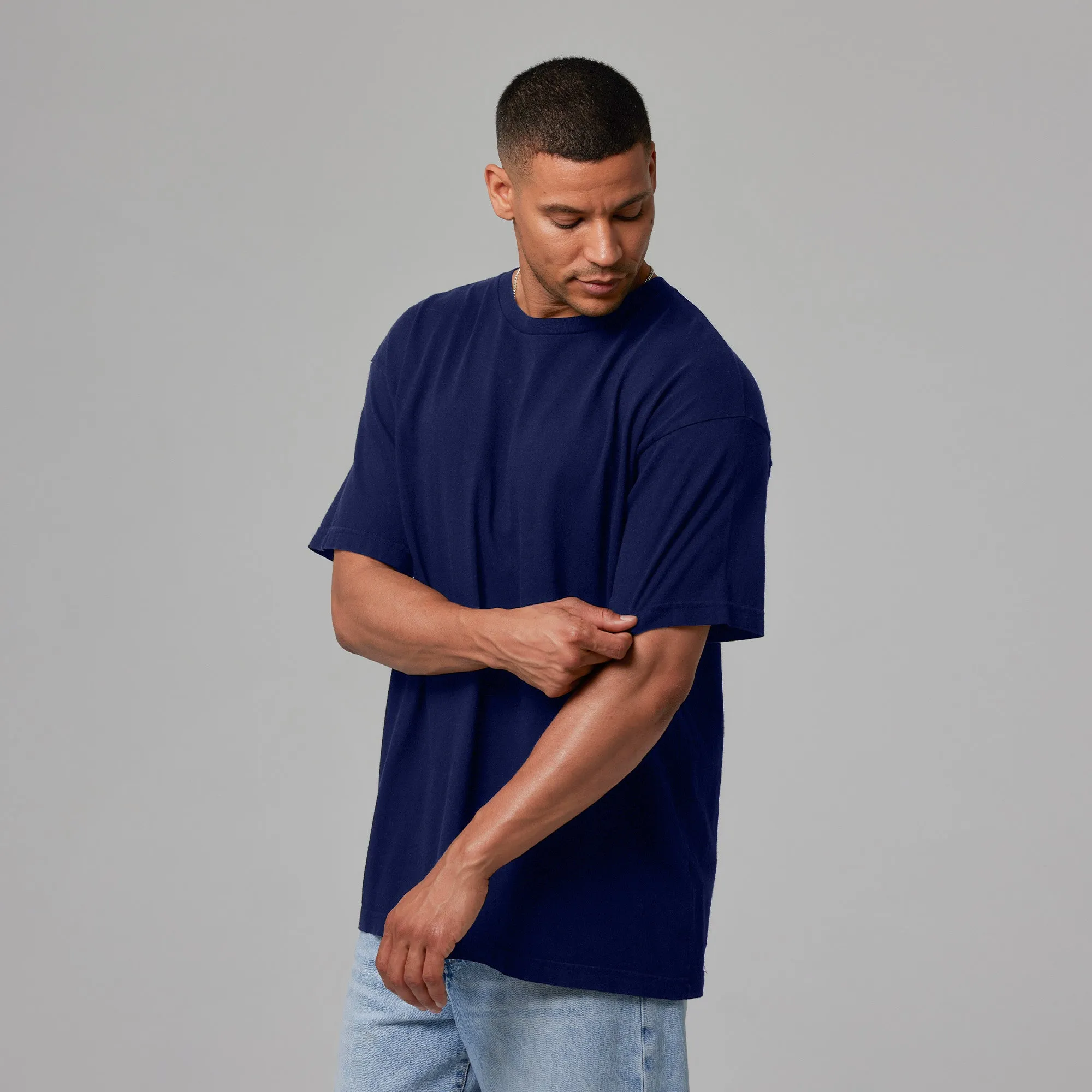 MENS DROP SHOULDER TEE sold by Talentless product image thumbnail 3