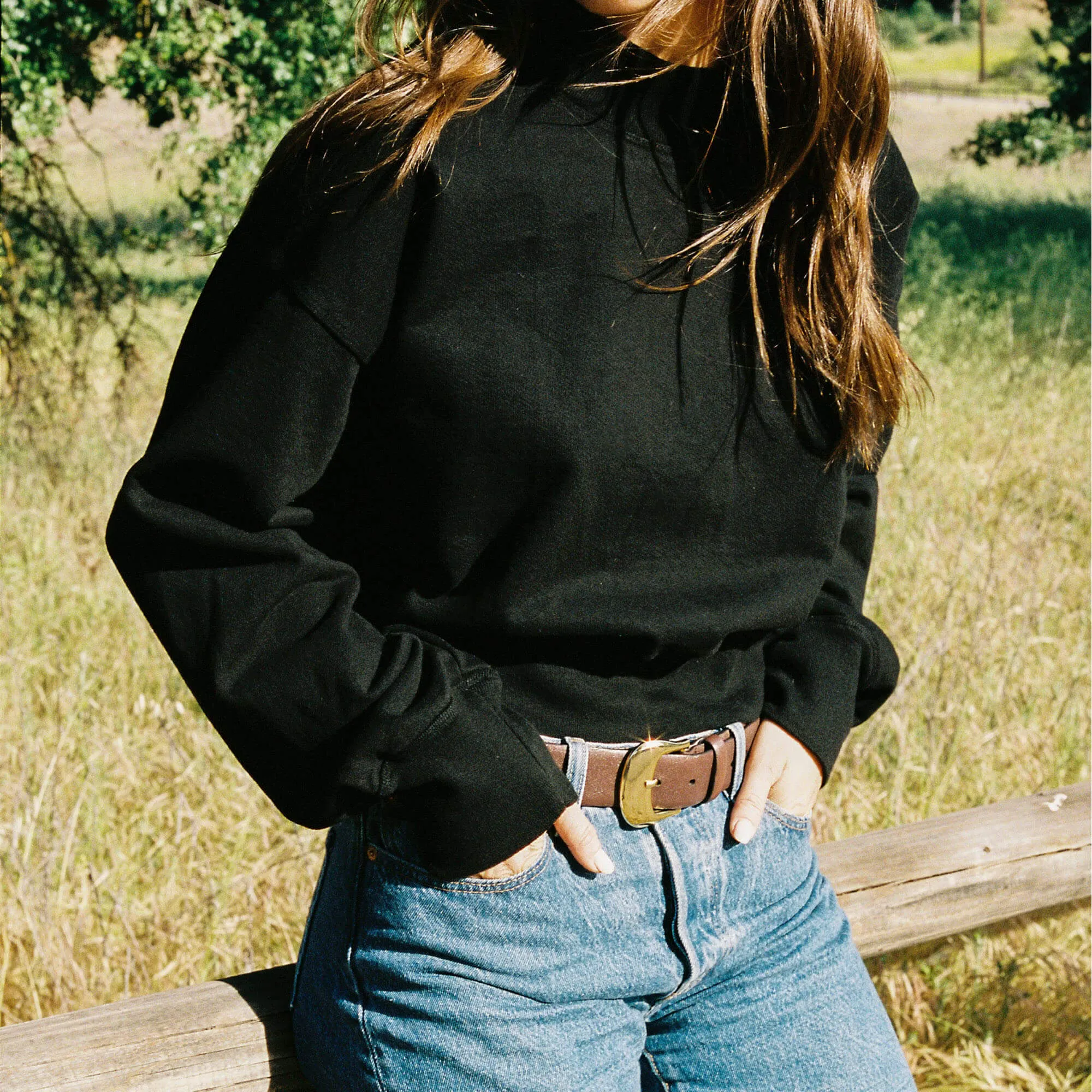 WOMENS MOCK NECK CREWNECK sold by Talentless product image thumbnail 2