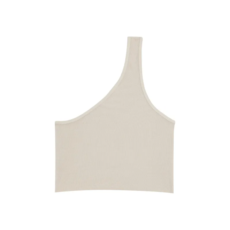ASYMMETRICAL CROP TANK sold by Talentless