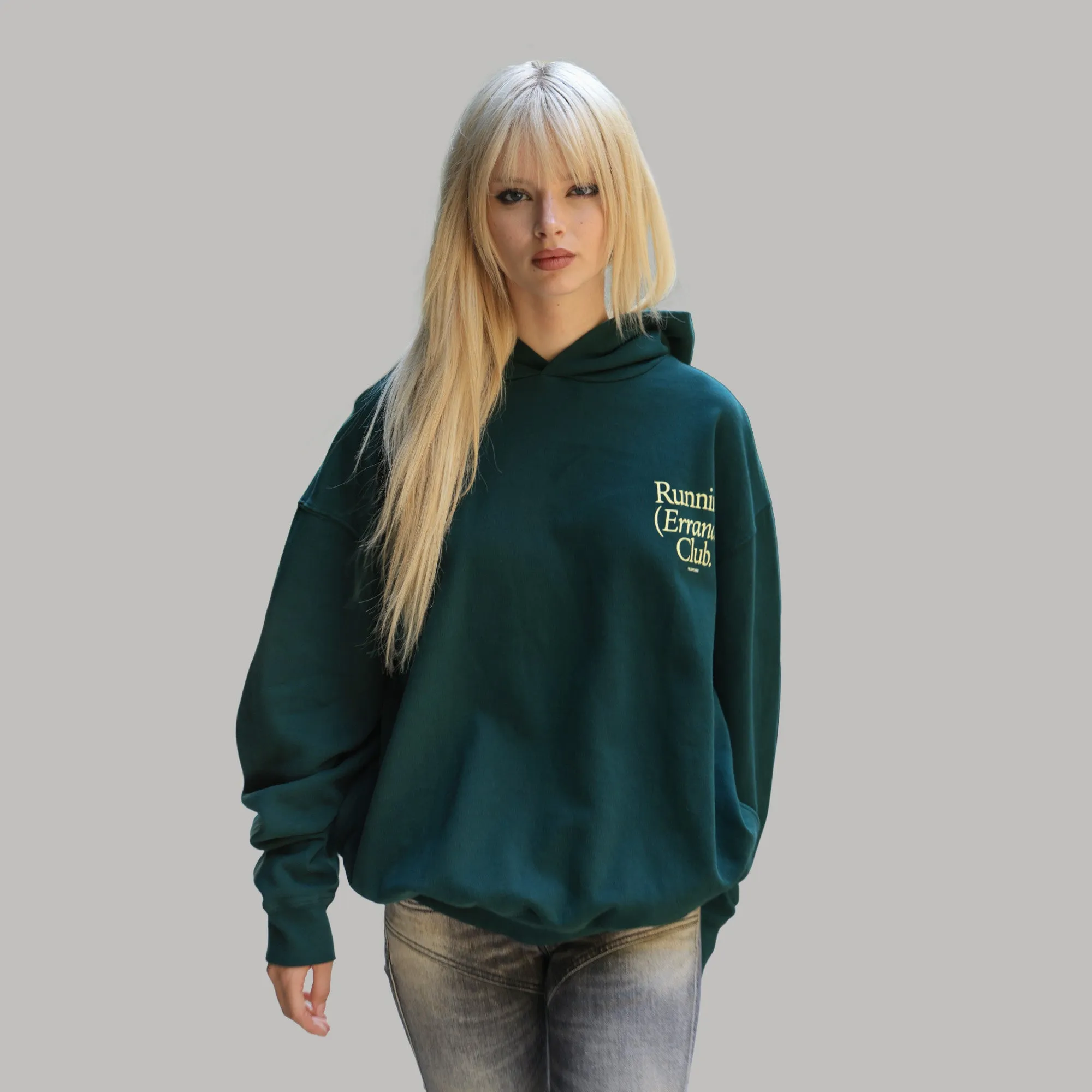 WOMENS RUNNING CLUB BOYFRIEND HOODIE sold by Talentless product image thumbnail 2