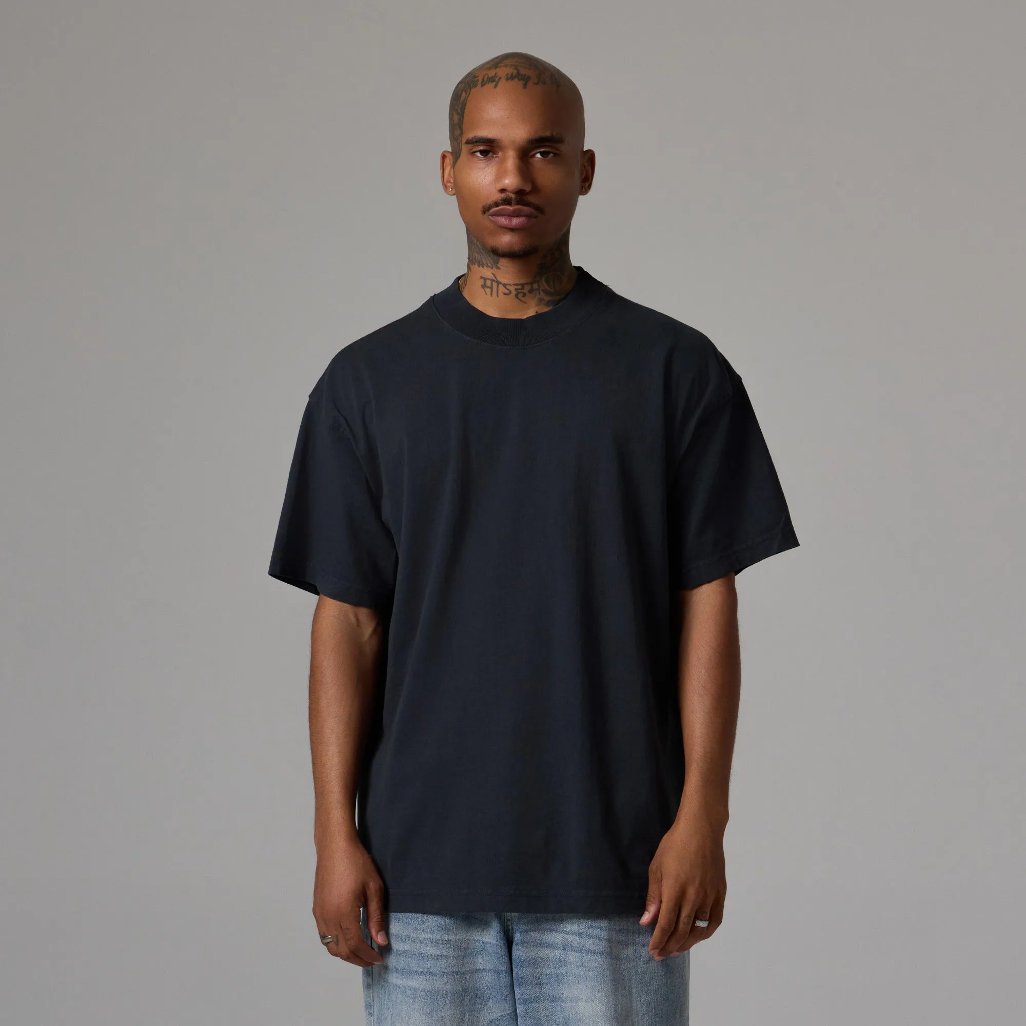 MENS MOCK NECK TEE sold by Talentless product image thumbnail 2