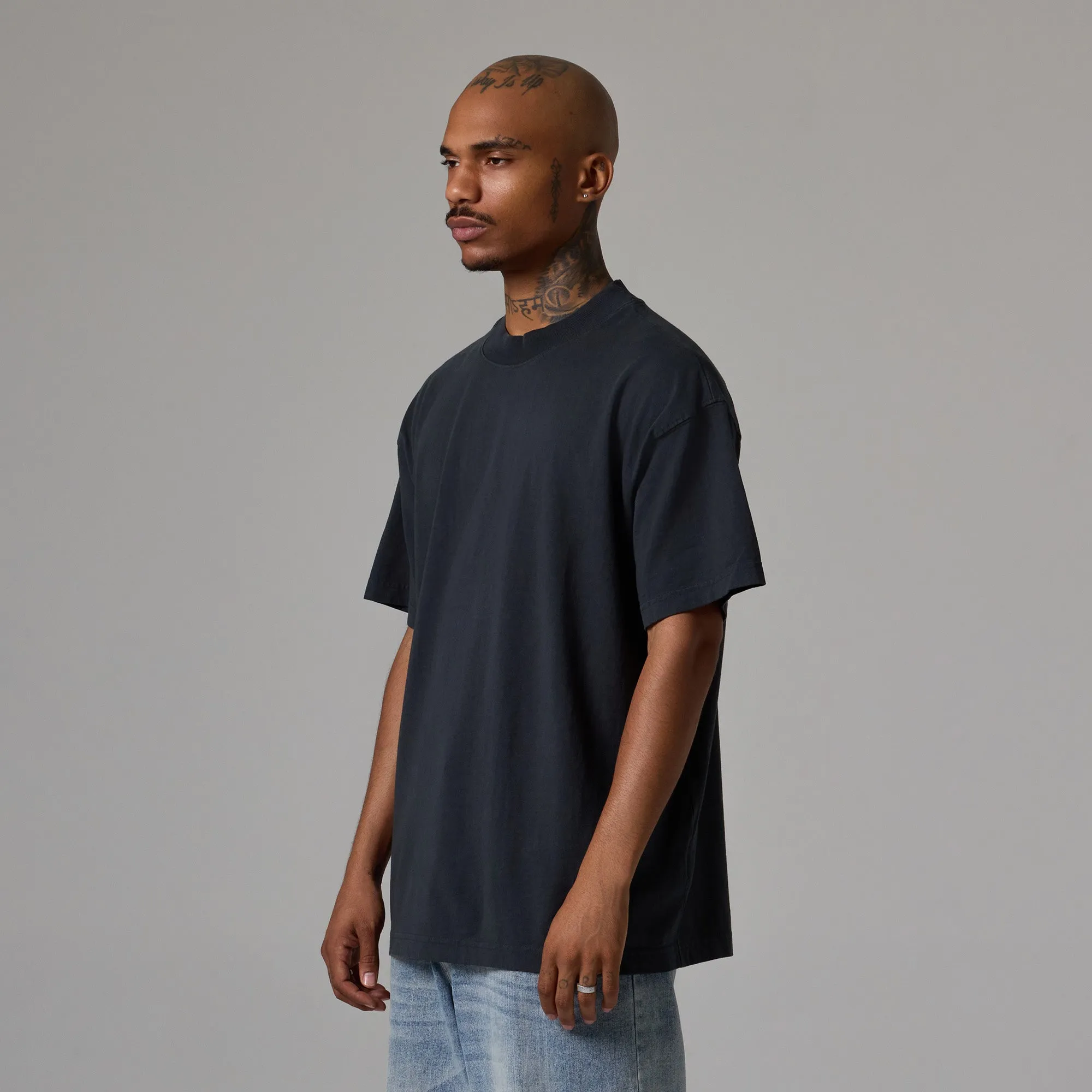 MENS MOCK NECK TEE sold by Talentless product image thumbnail 4