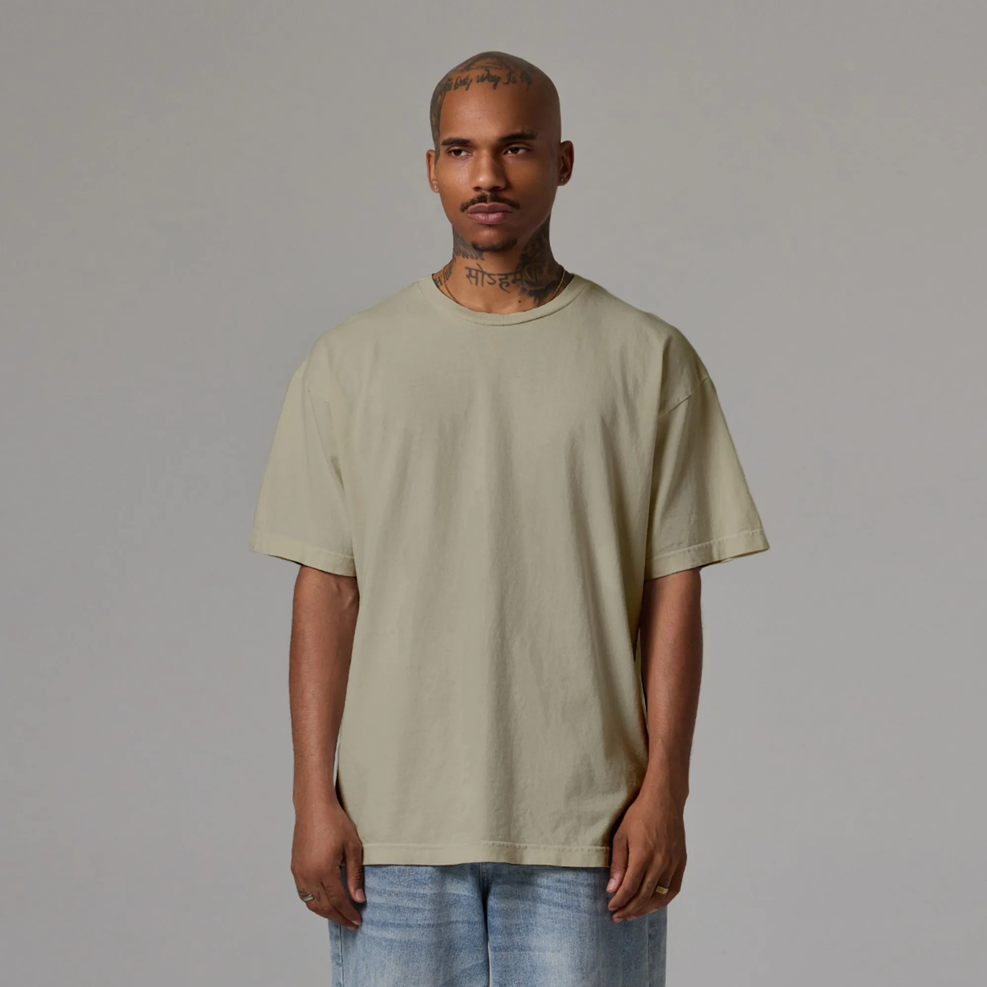 MENS DROP SHOULDER TEE sold by Talentless product image thumbnail 2