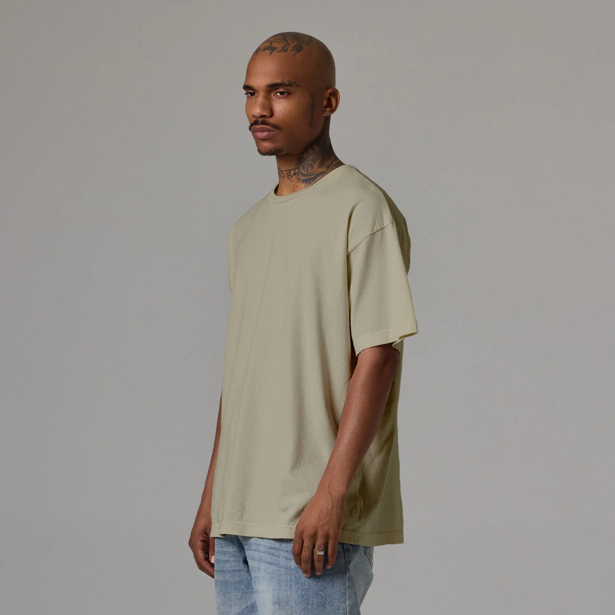 MENS DROP SHOULDER TEE sold by Talentless product image thumbnail 5