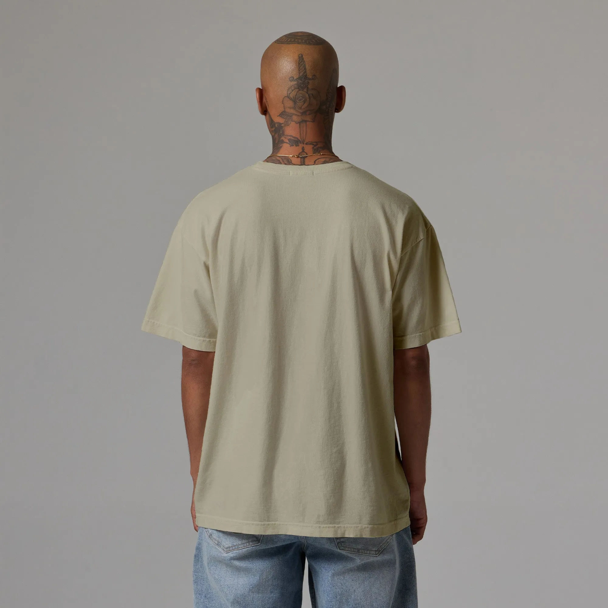 MENS DROP SHOULDER TEE sold by Talentless product image thumbnail 4