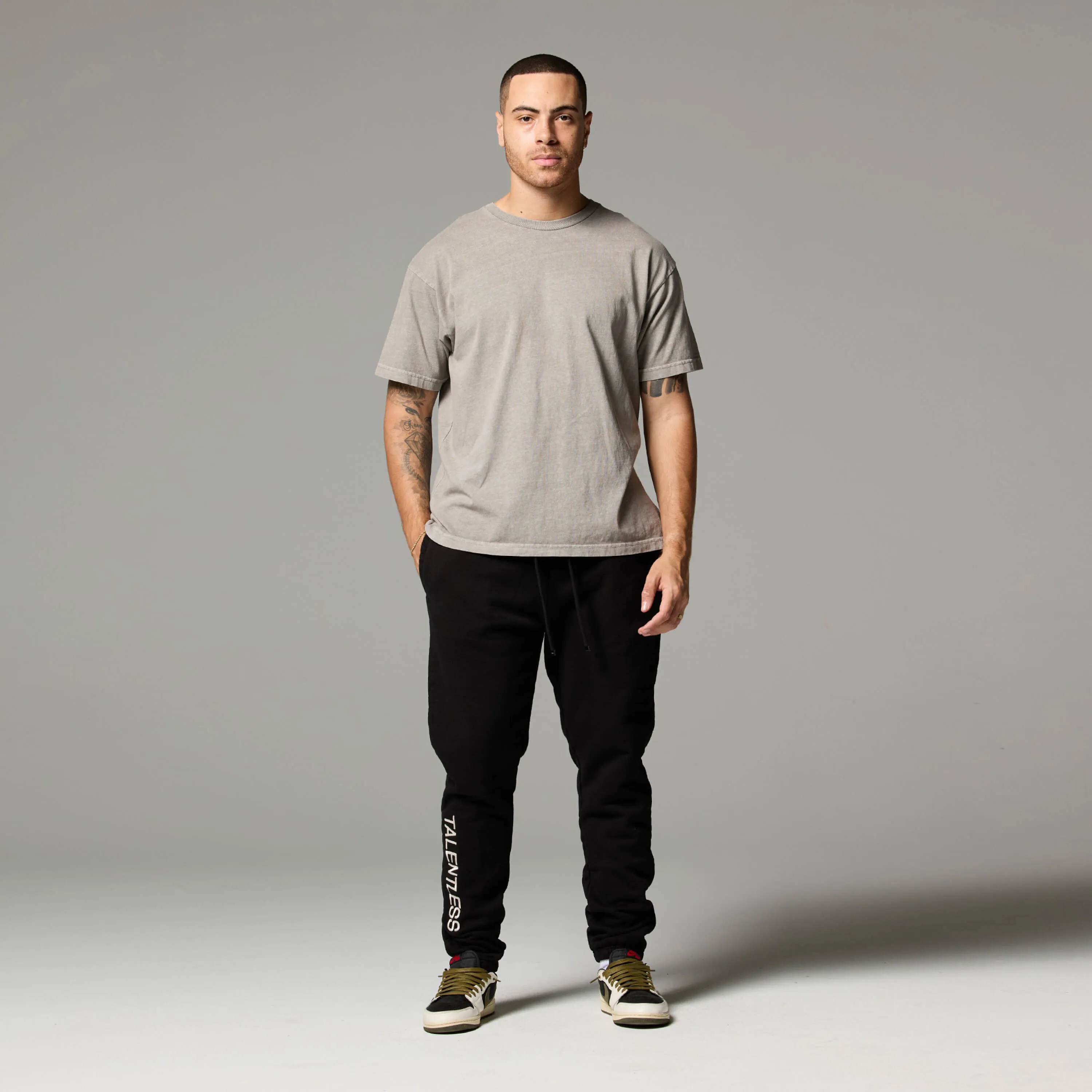 MENS DROP SHOULDER TEE sold by Talentless product image thumbnail 5